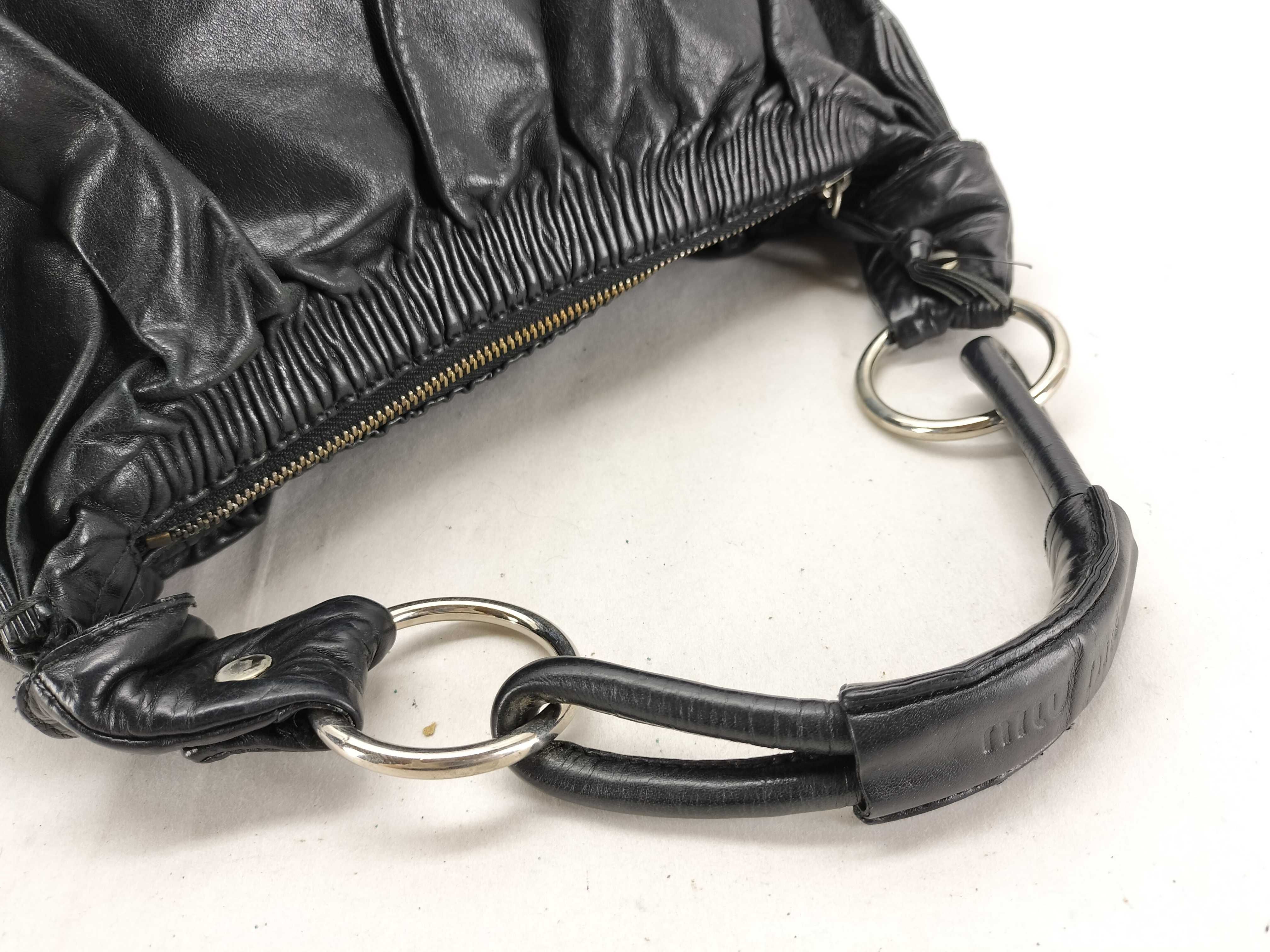 One-Shoulder Bag, Leather, Black Handbag — view 3