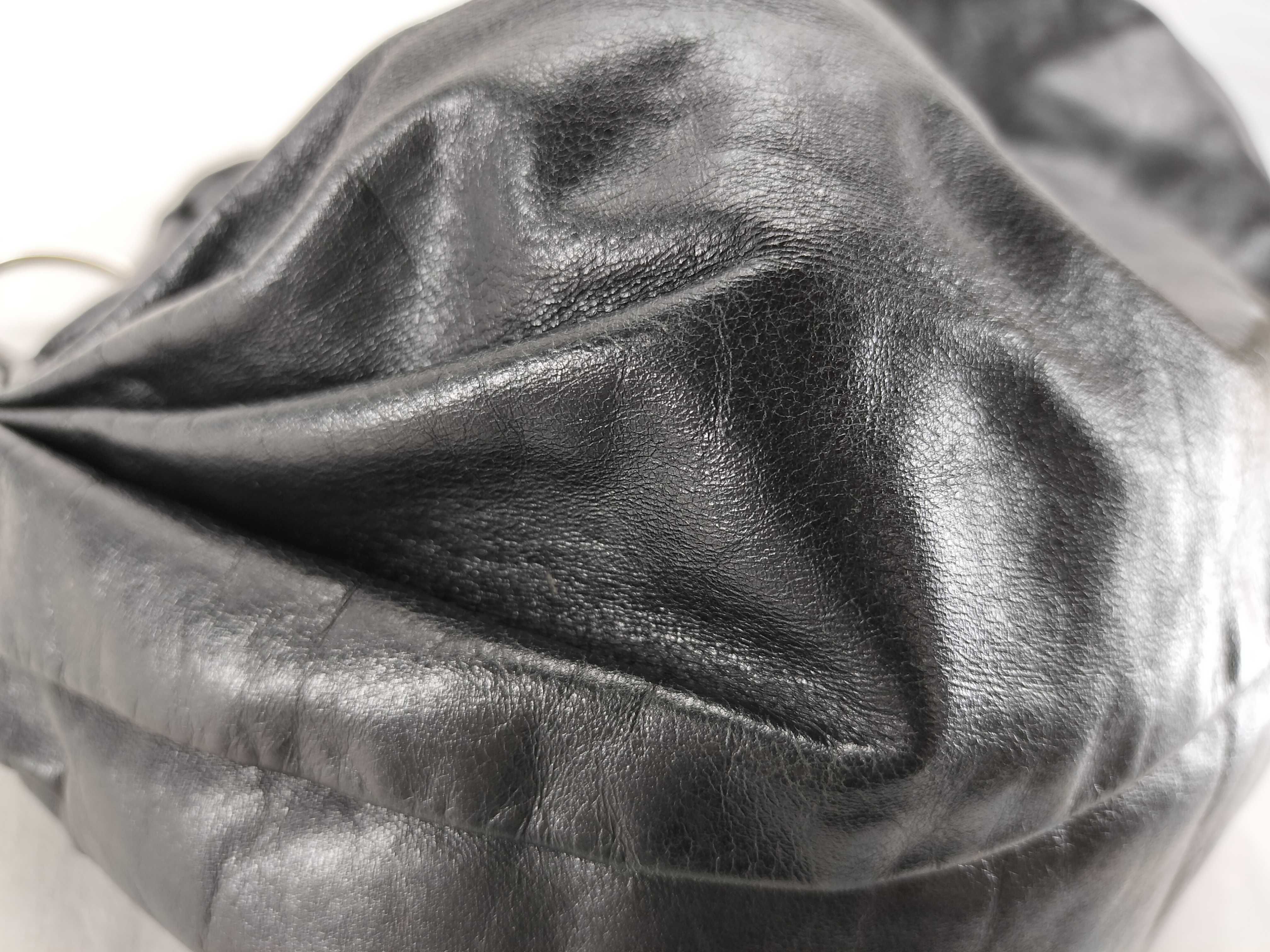 One-Shoulder Bag, Leather, Black Handbag — view 6