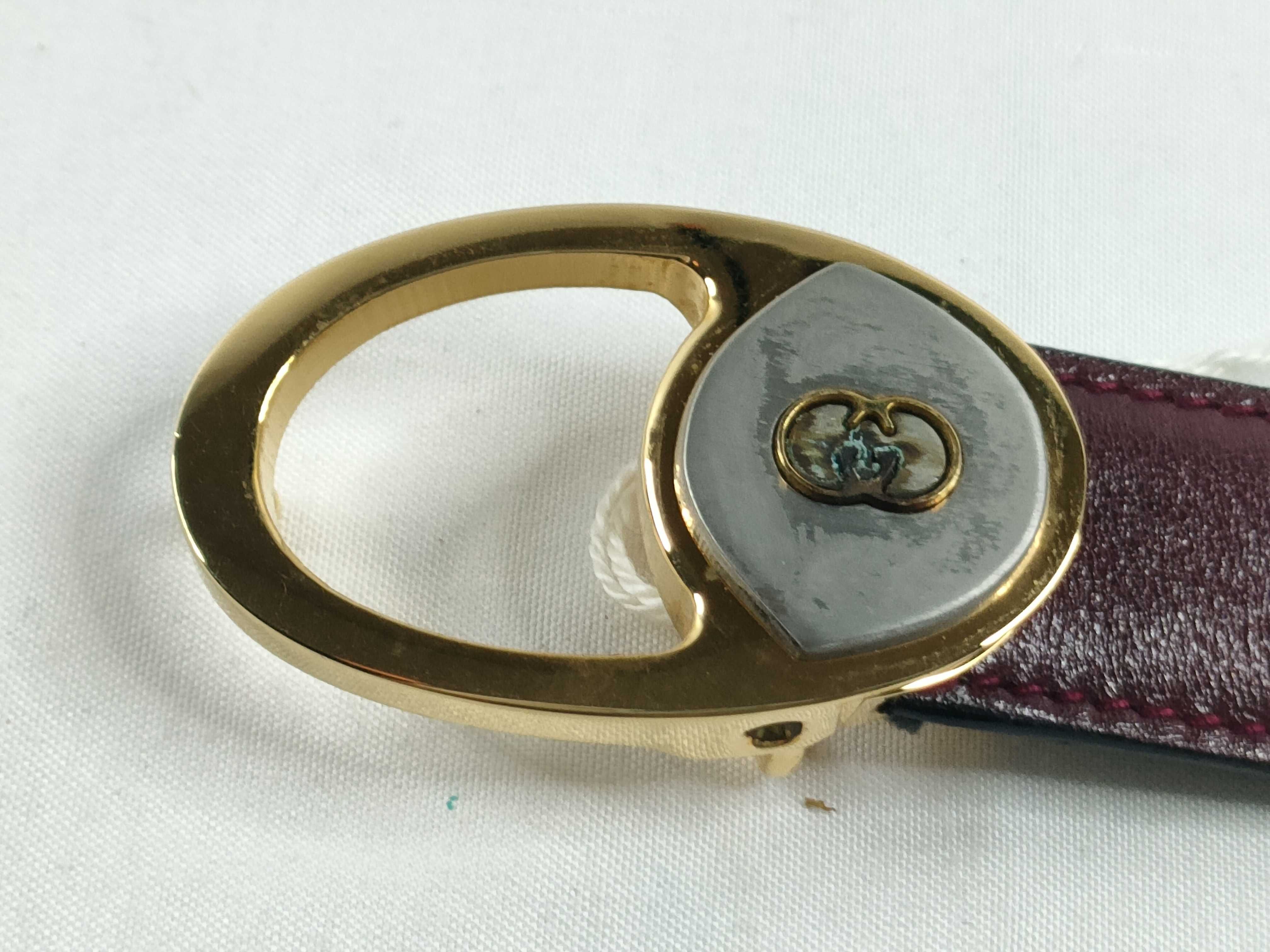 belt, burgundy belt — view 3