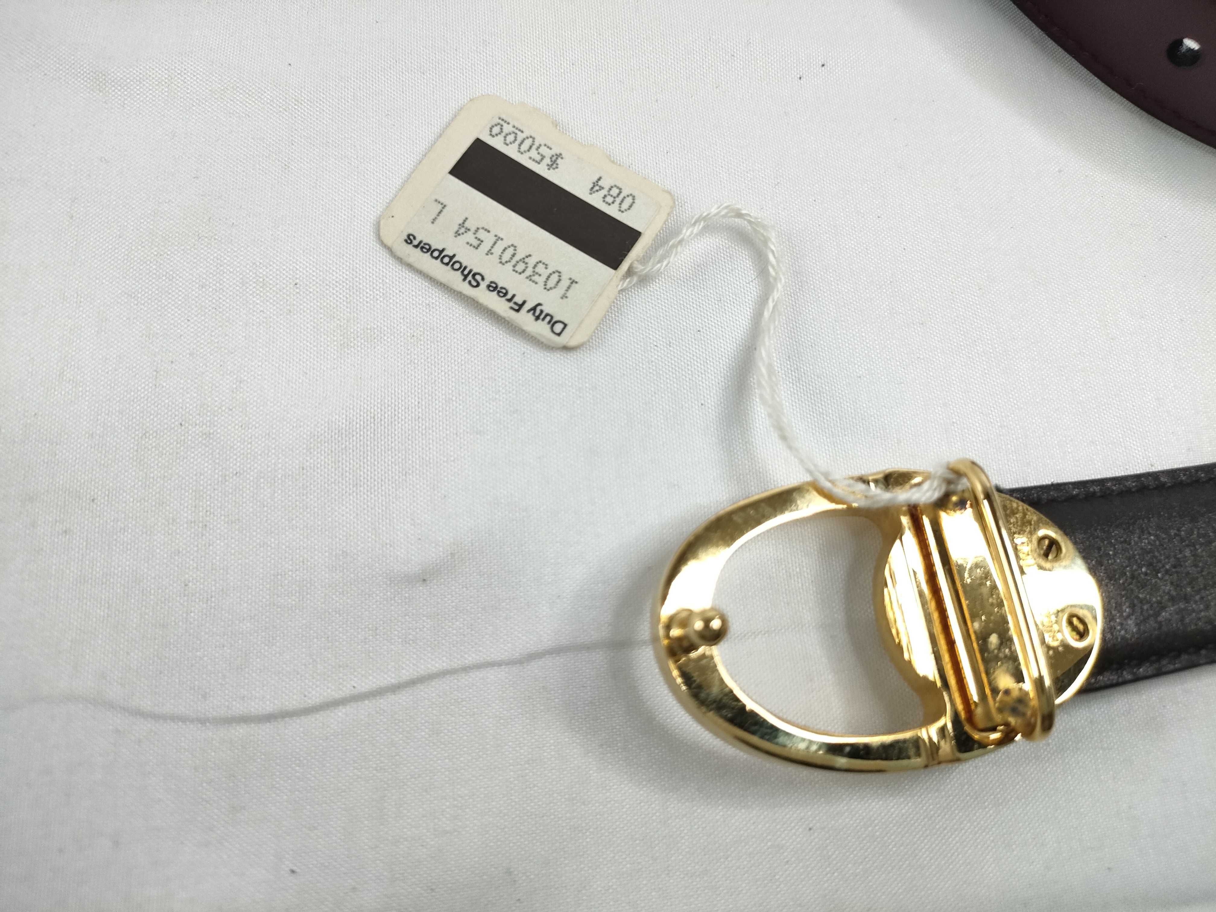 belt, burgundy belt — view 9