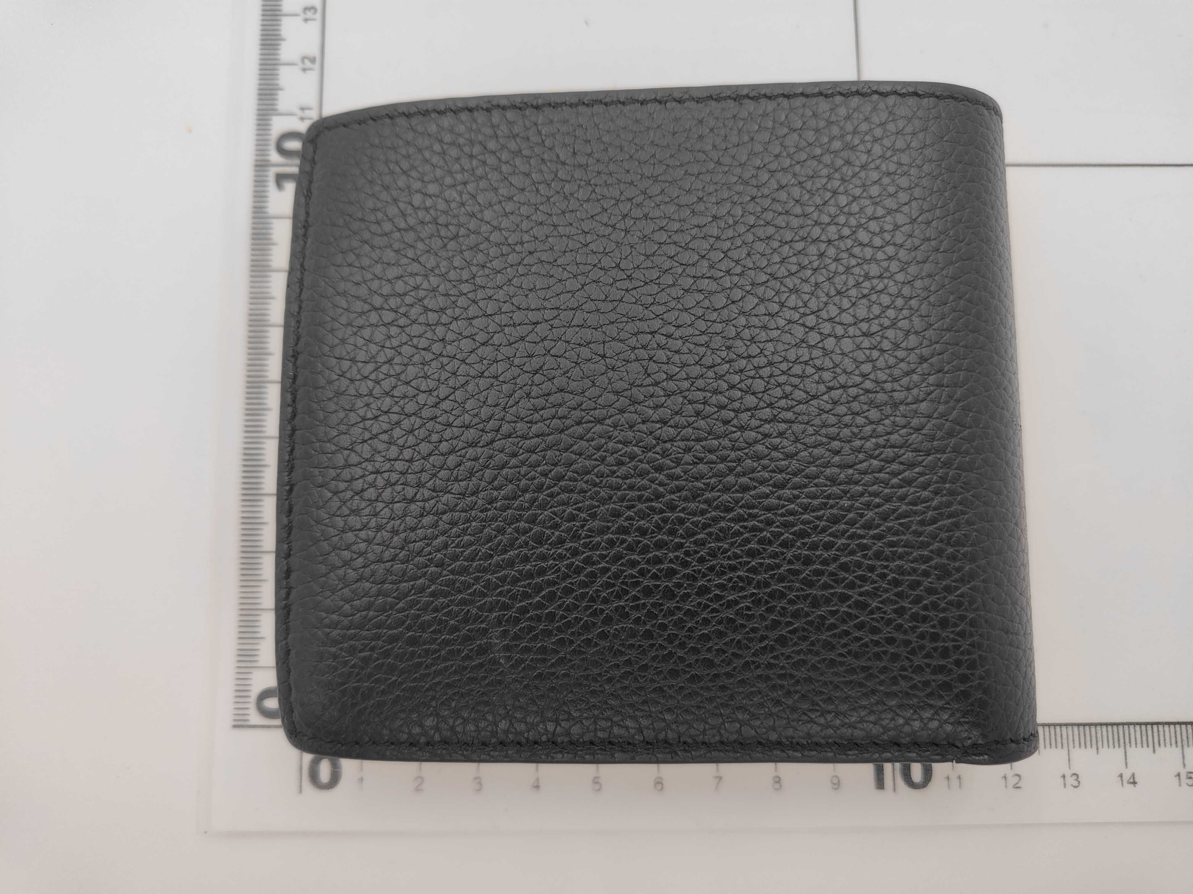 black bi-fold wallet — view 2