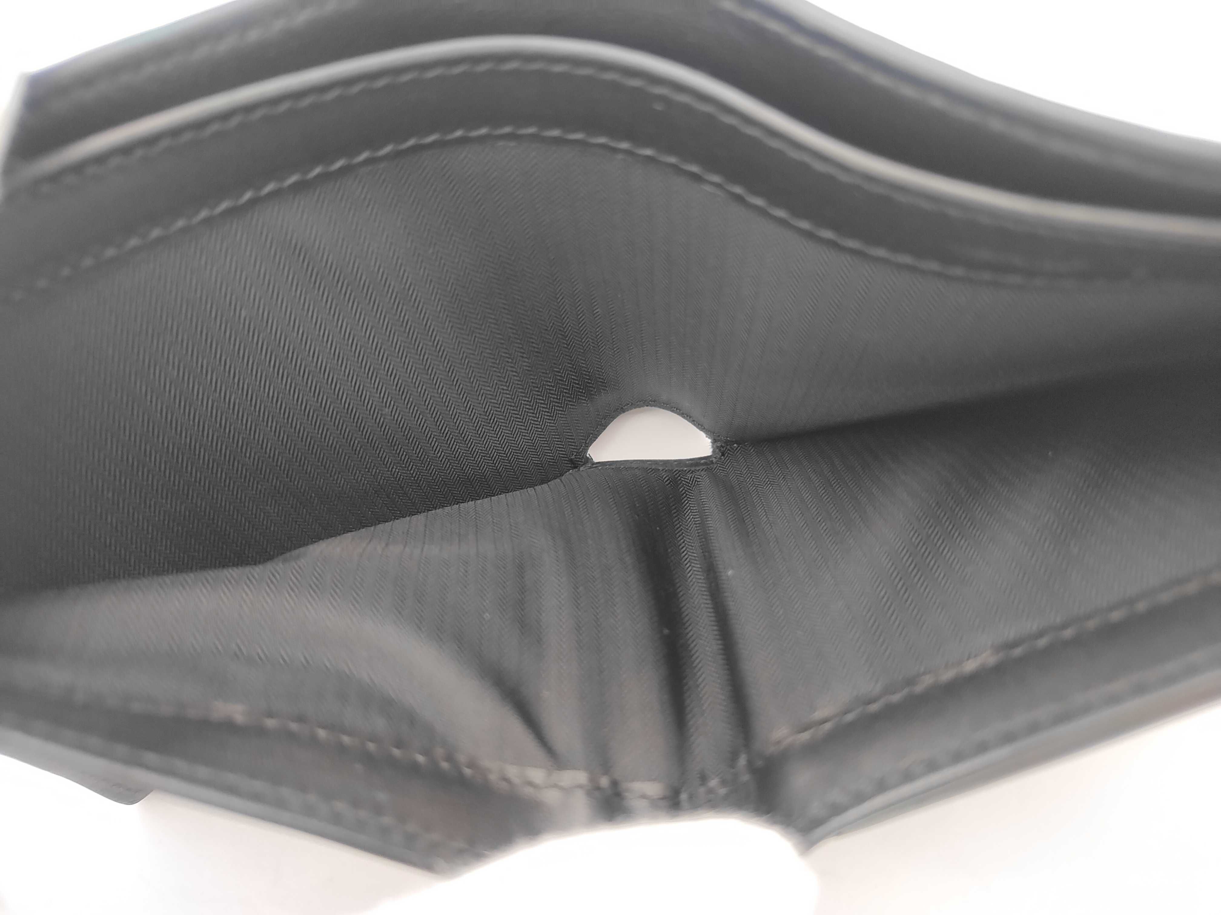 black bi-fold wallet — view 5