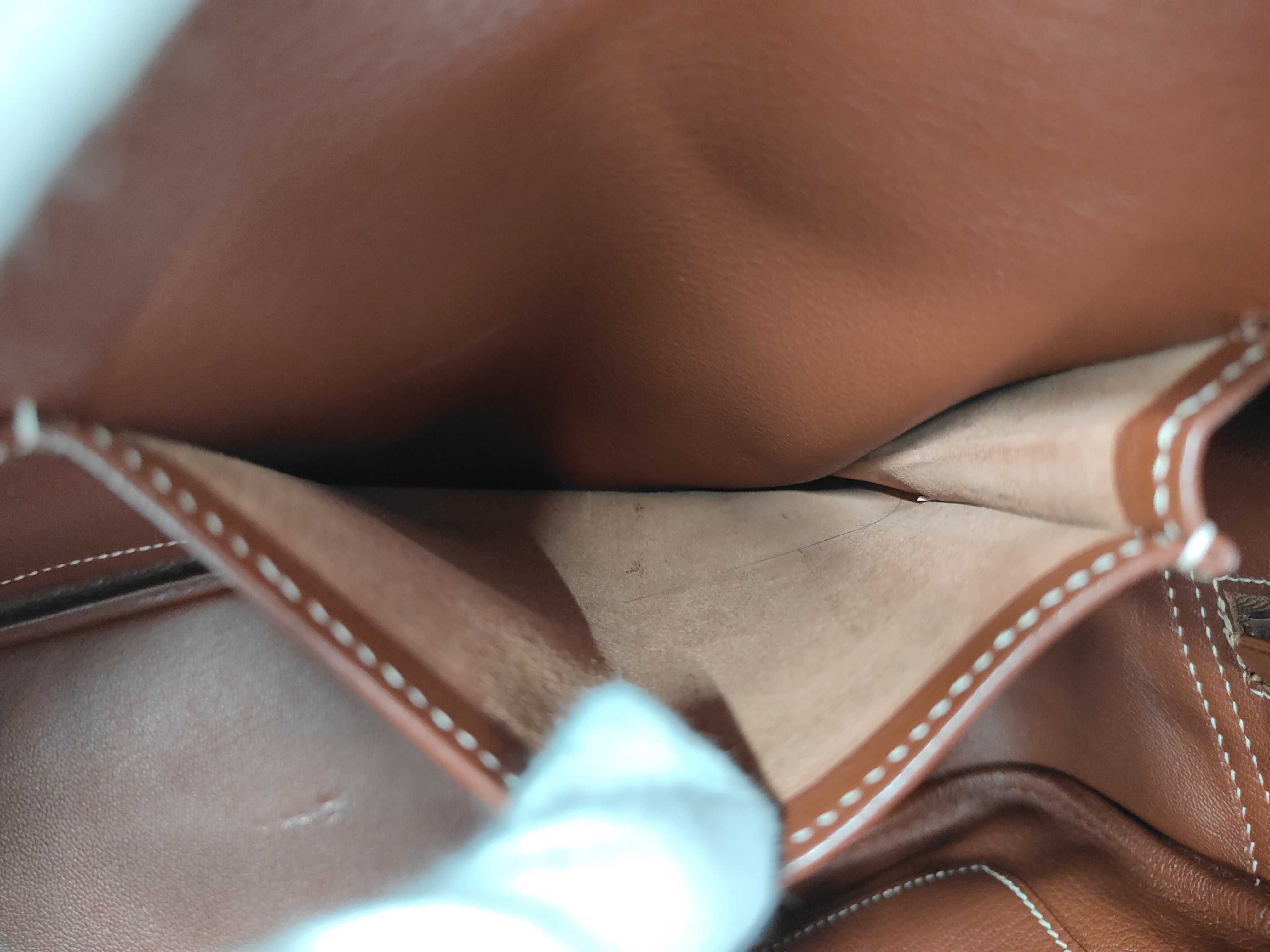 Vintage Plume Handbag, Stamped E — view 9