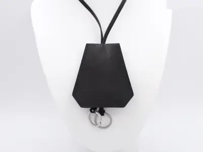Crochet necklace, cord approximately 100cm long