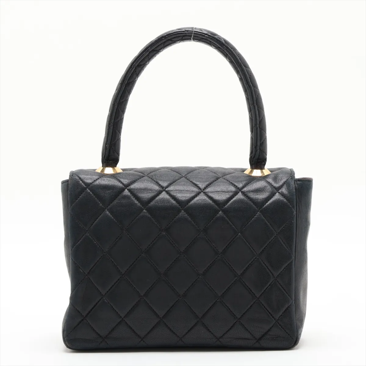 Matelassé Lambskin Handbag, Black with Gold Hardware, 2010147, Series 2 — view 2