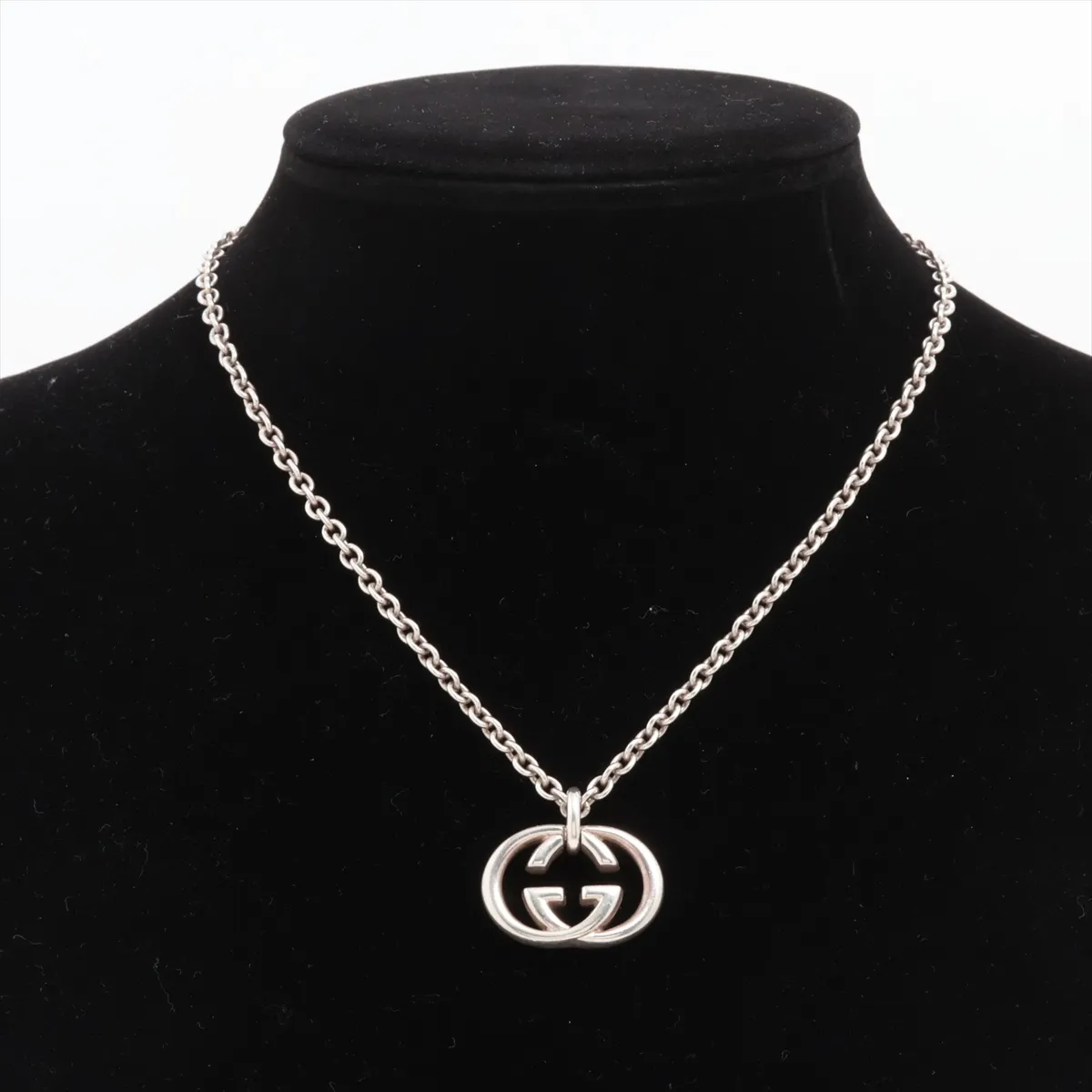Interlocking G Necklace 925 24.2g Silver — view 5
