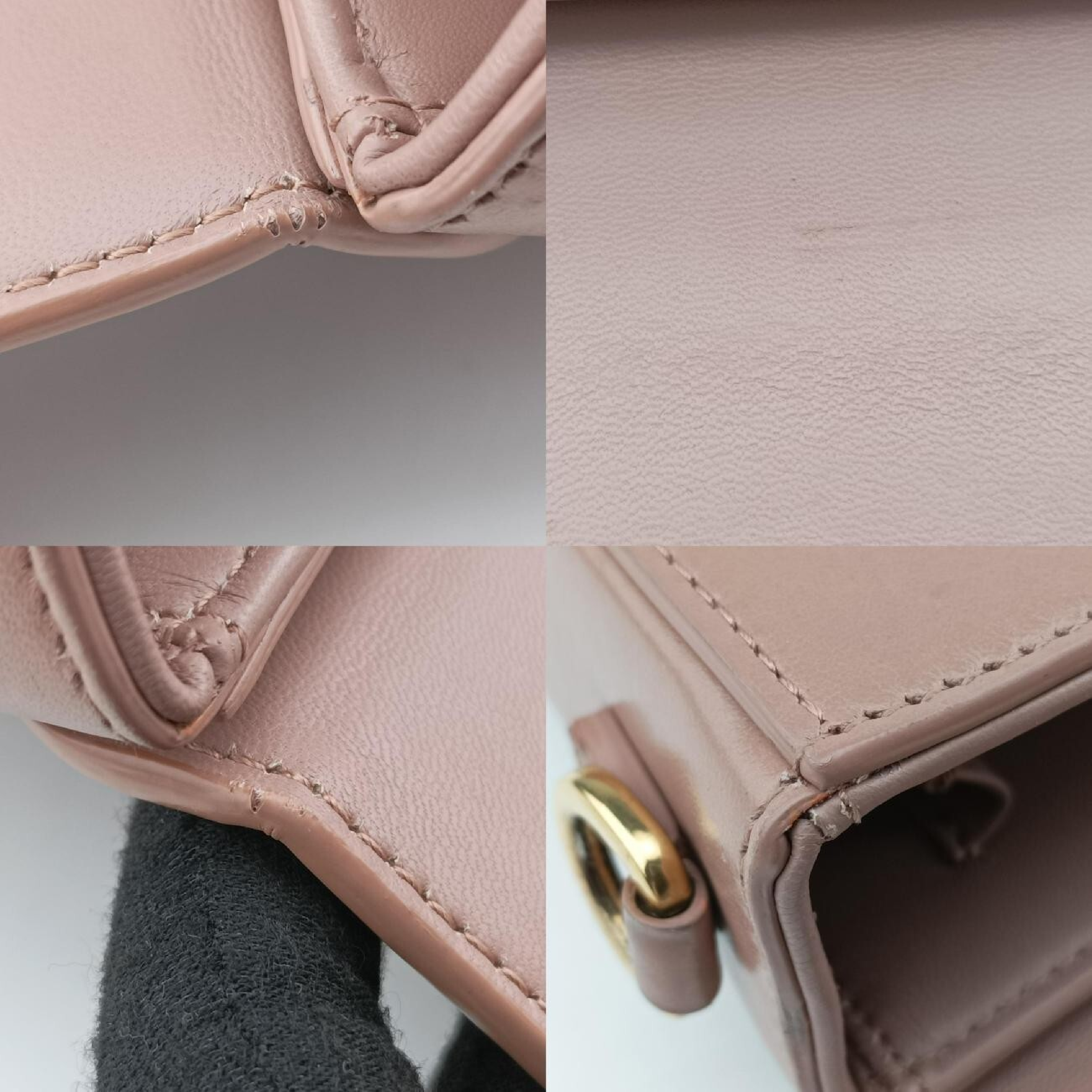 30 Montaigne Pink Leather Shoulder Bag 01-RU-0199 — view 9