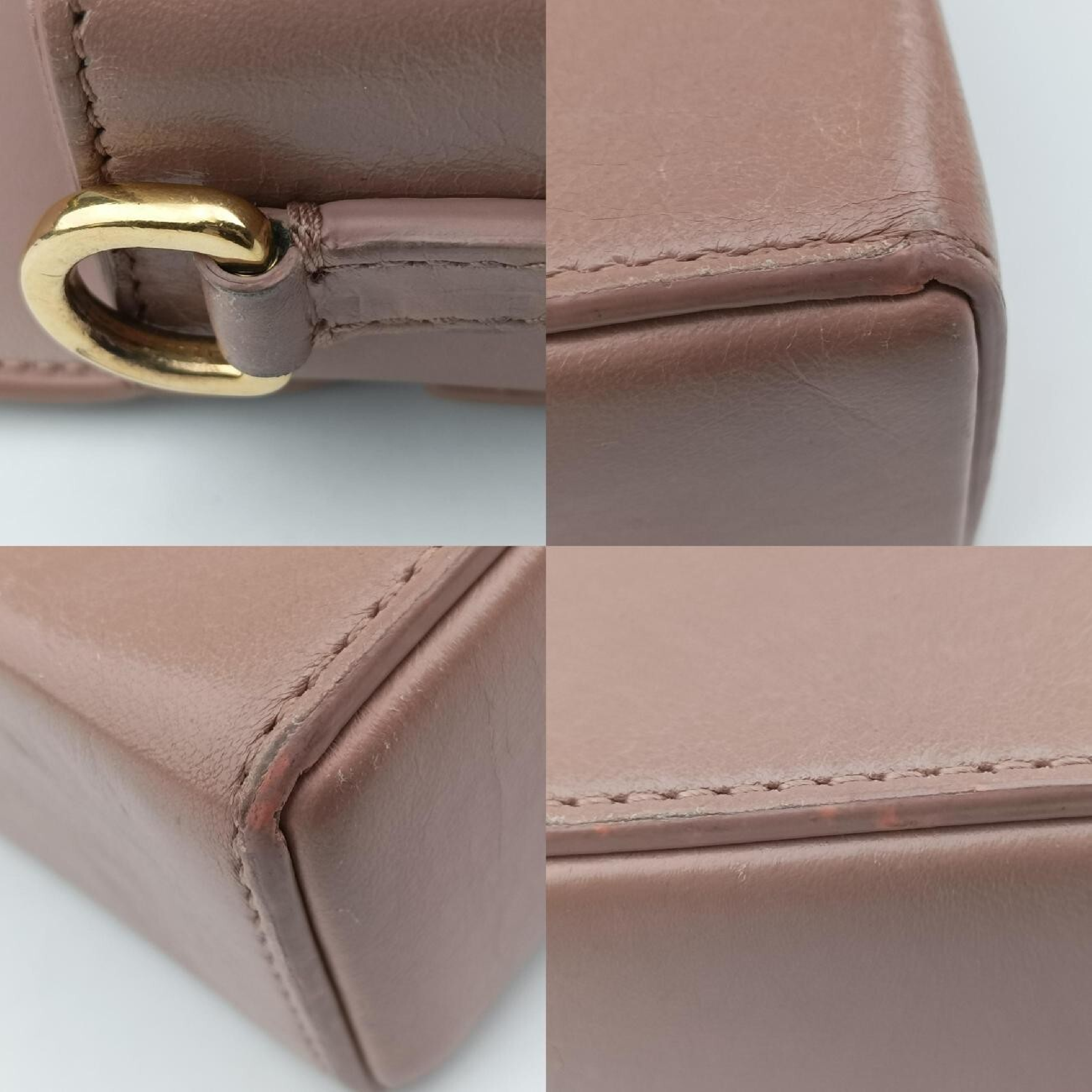 30 Montaigne Pink Leather Shoulder Bag 01-RU-0199 — view 10