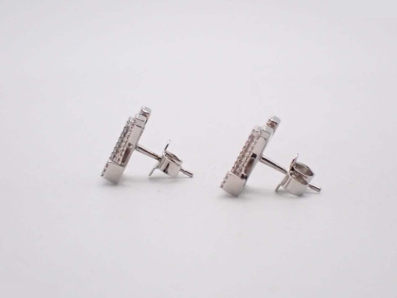 Iconic Strass Earrings, Silver — view 3