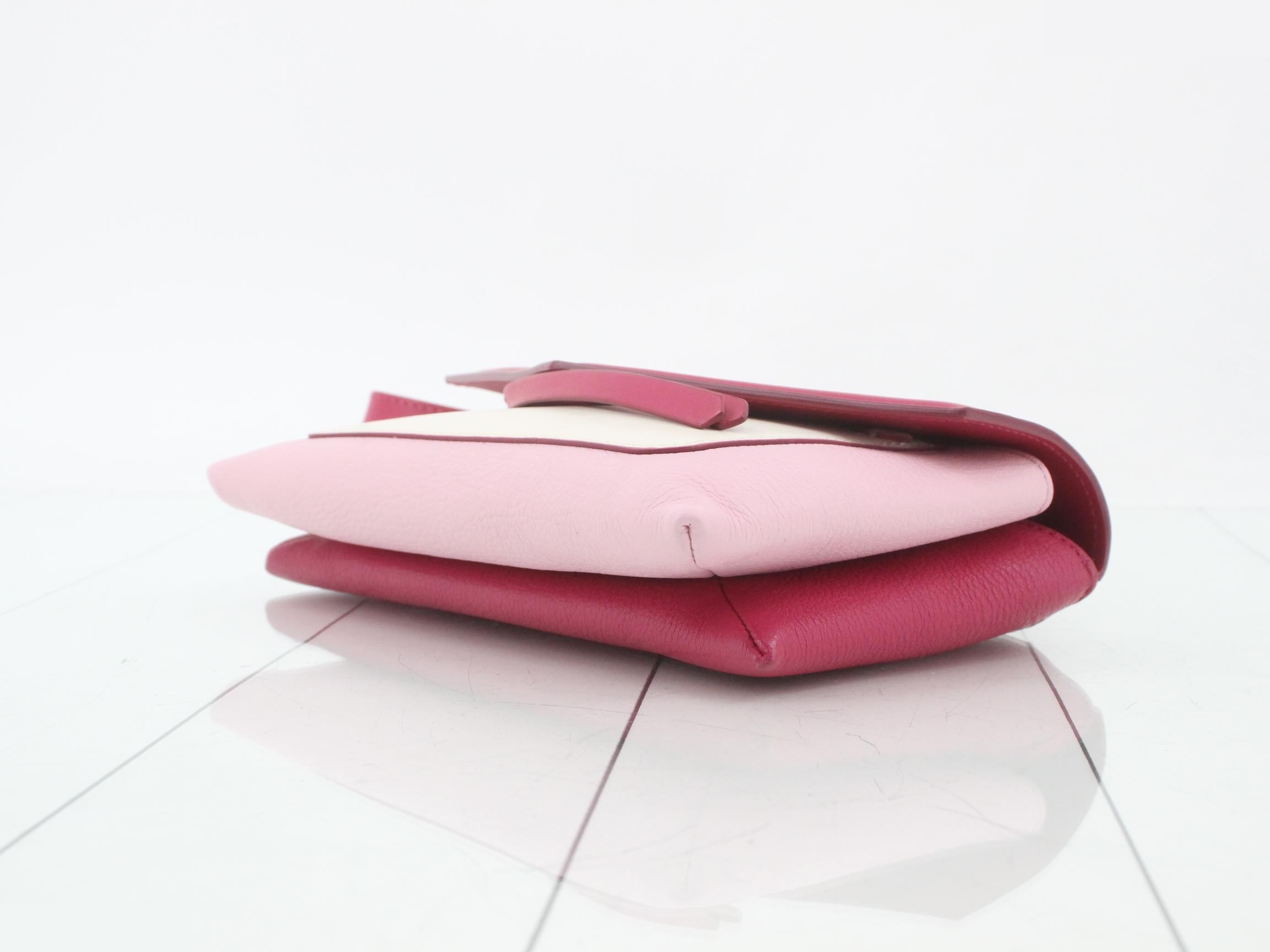 Duet Tricolor Leather Shoulder Bag — view 6