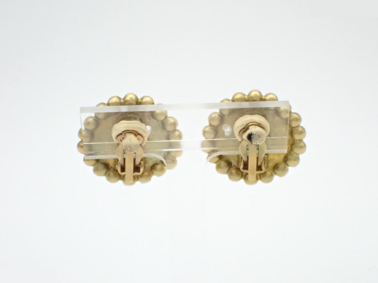 95P Circle Earrings Coco Mark — view 2