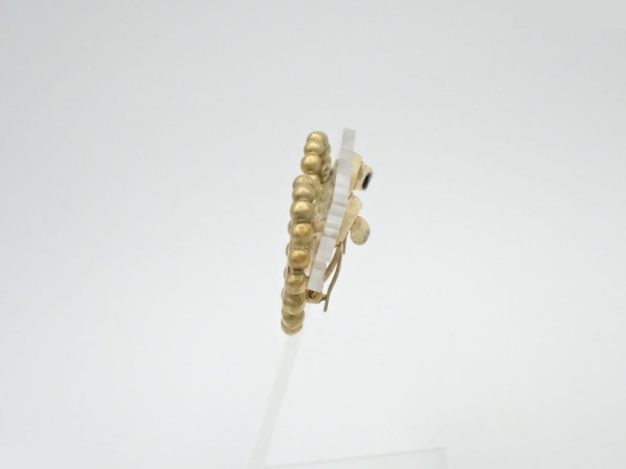95P Circle Earrings Coco Mark — view 3