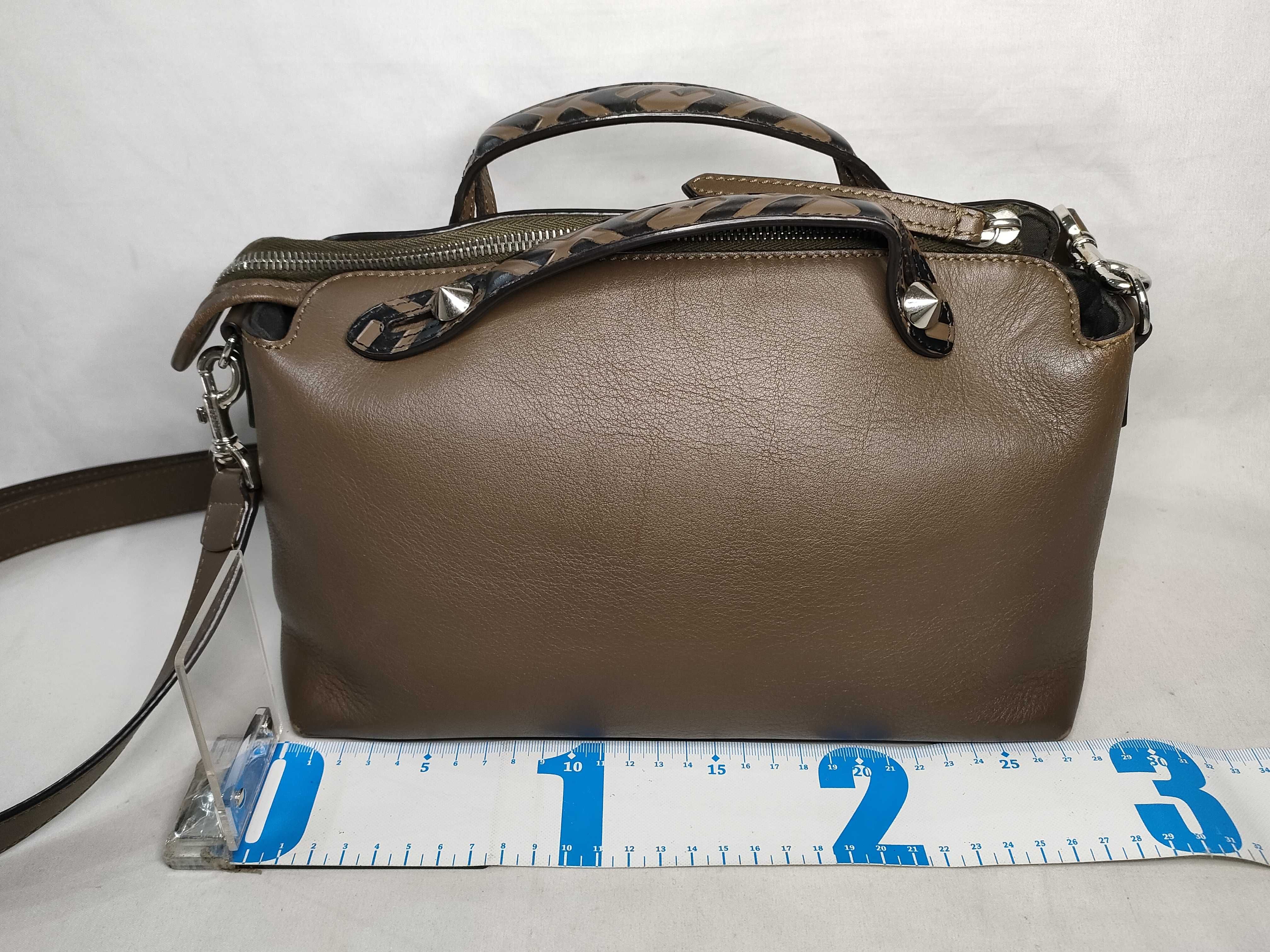 By The Way Medium Leather 2-Way Handbag, Greige, 8BL146 (Handbag) — view 2