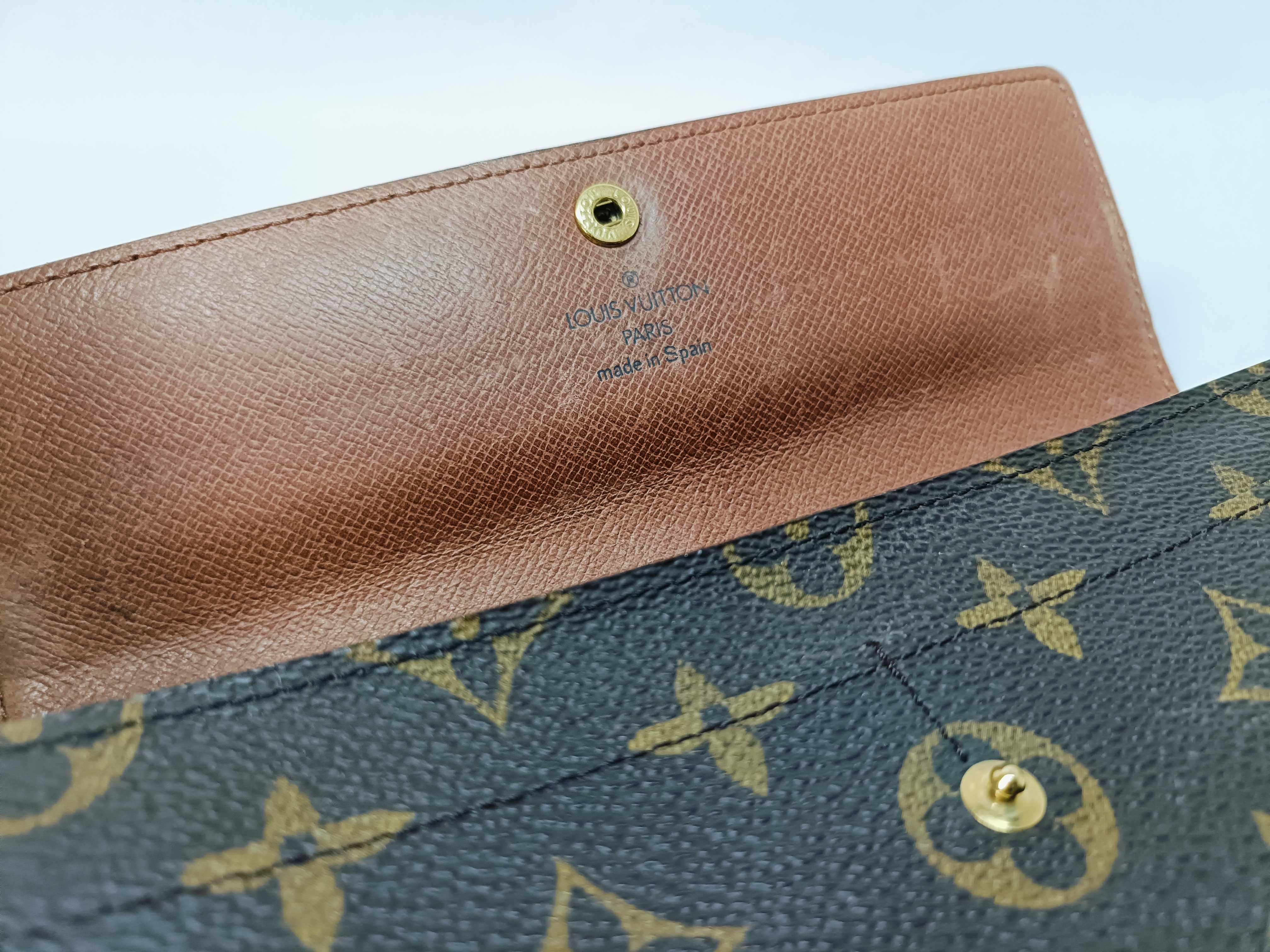 Monogram Old Portefeuille Sarah Wallet — view 8