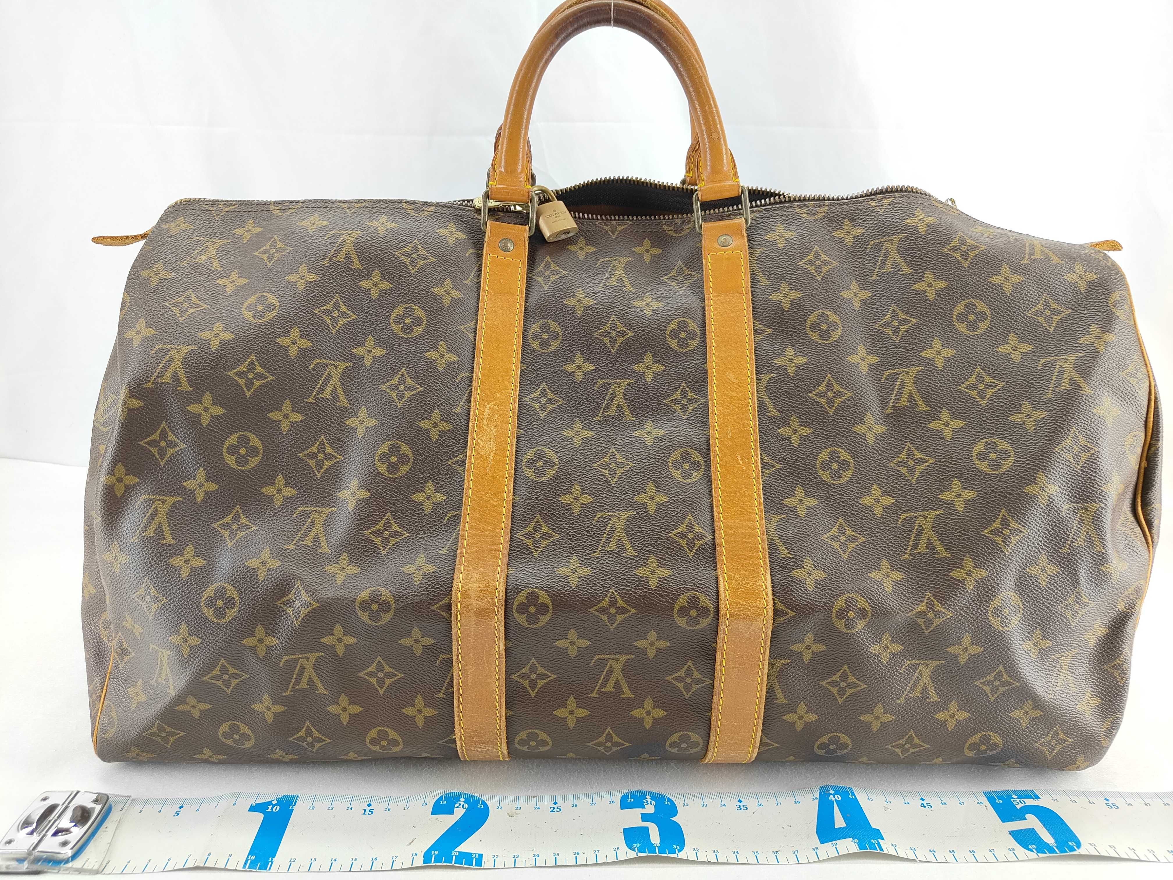 Monogram Keepall 55 M41424 FH3912 Boston Bag — view 2
