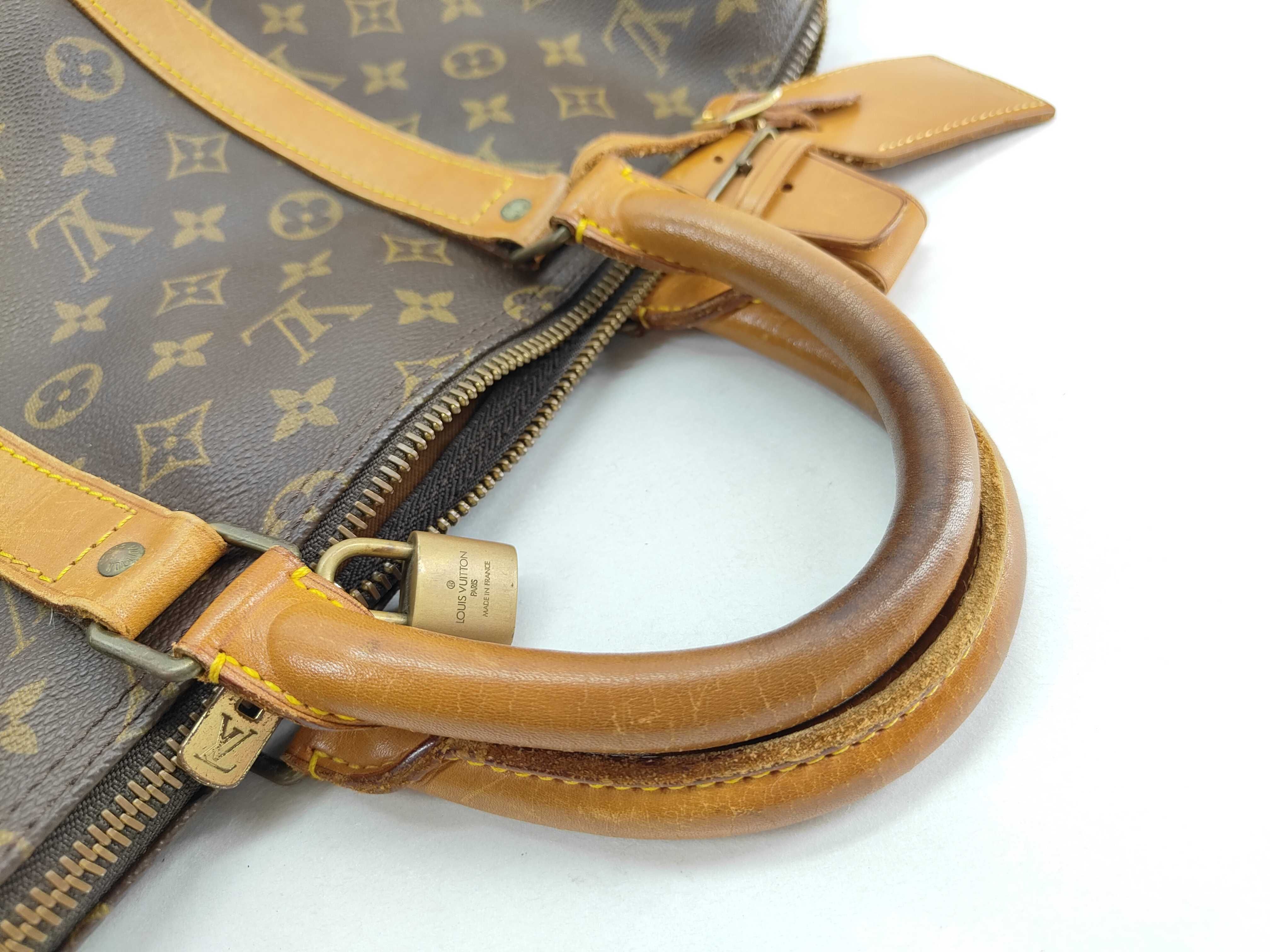 Monogram Keepall 55 M41424 FH3912 Boston Bag — view 4