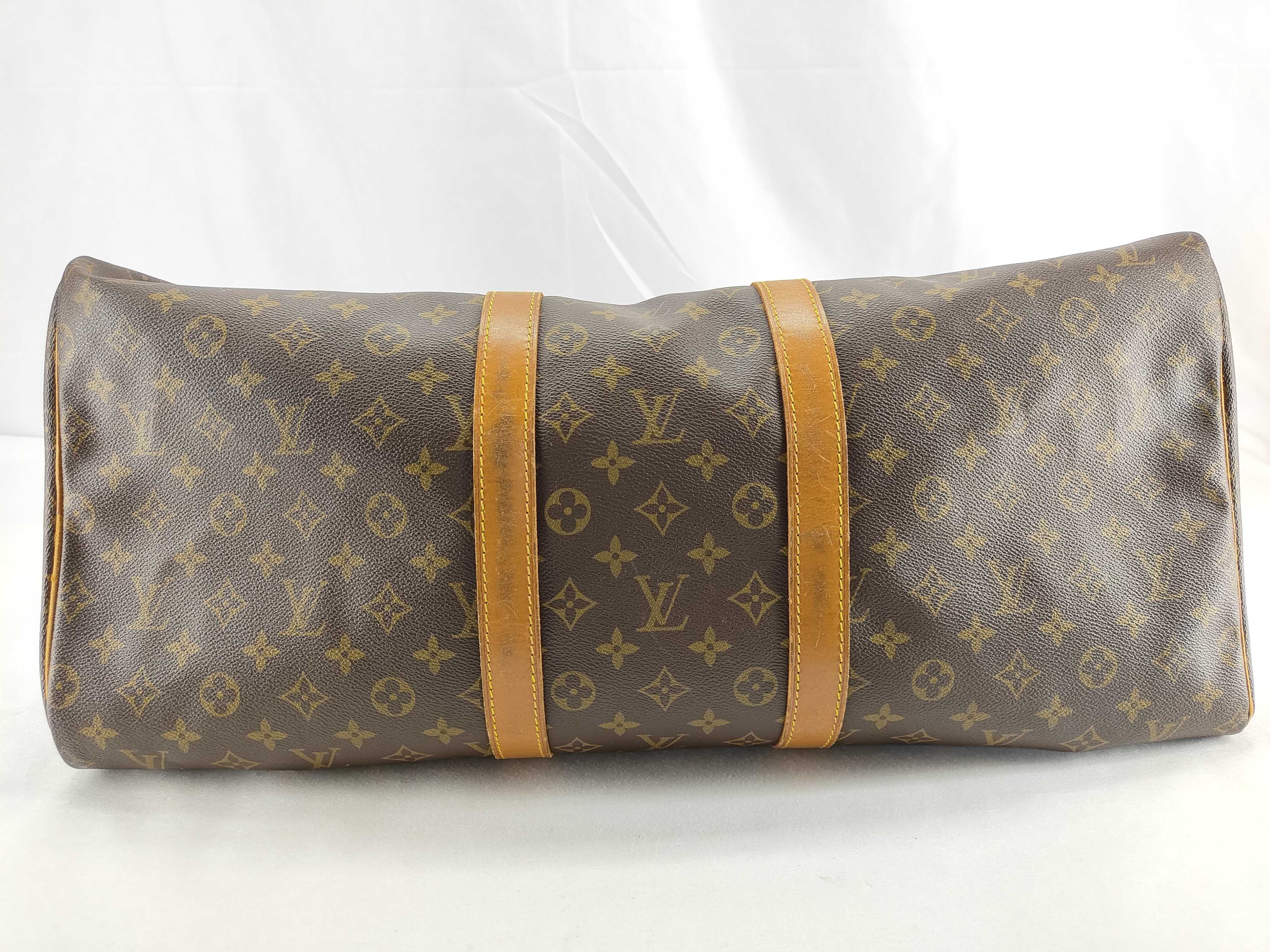 Monogram Keepall 55 M41424 FH3912 Boston Bag — view 10