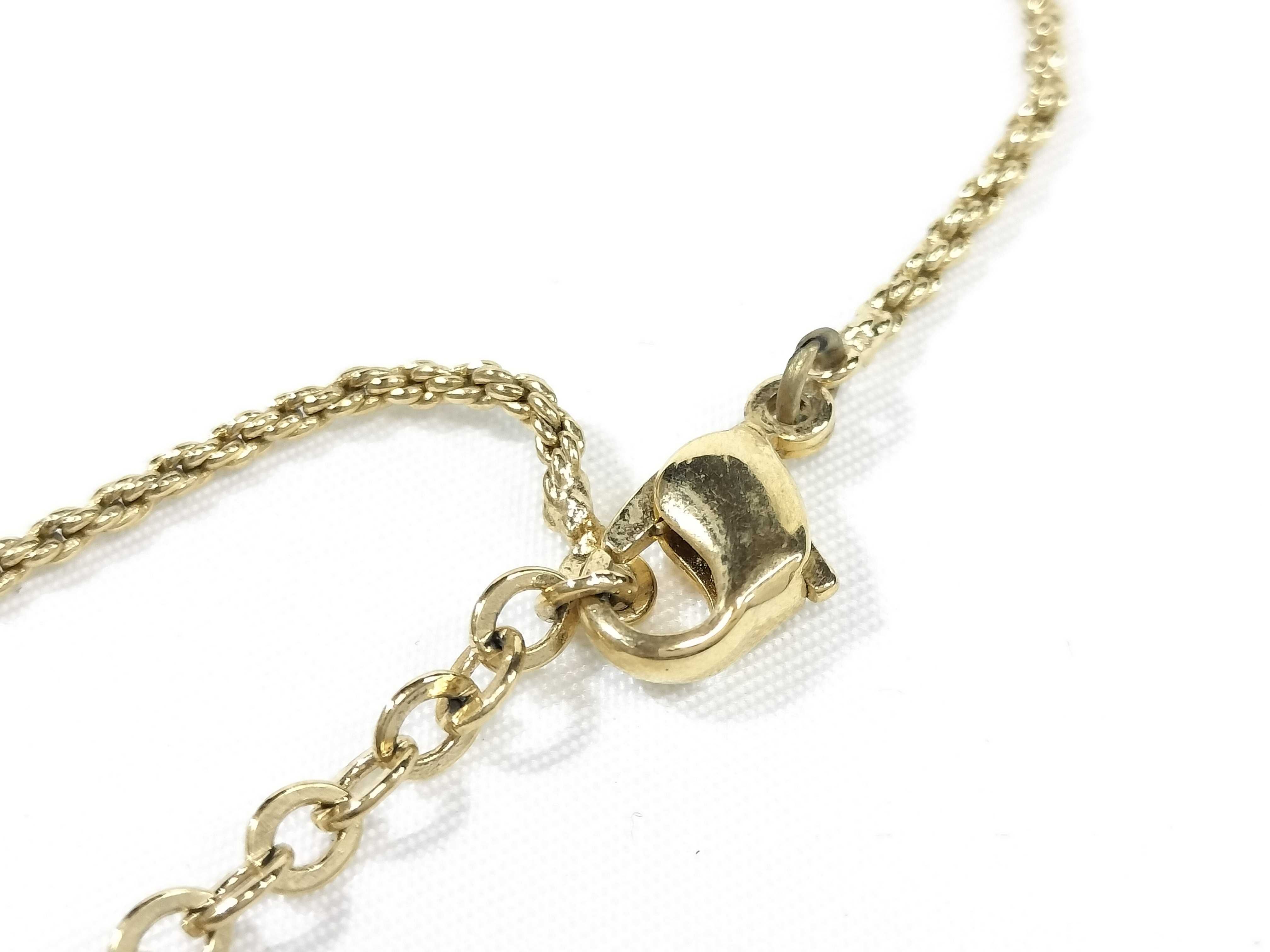 CD Rhinestone Necklace and other accessories — view 4