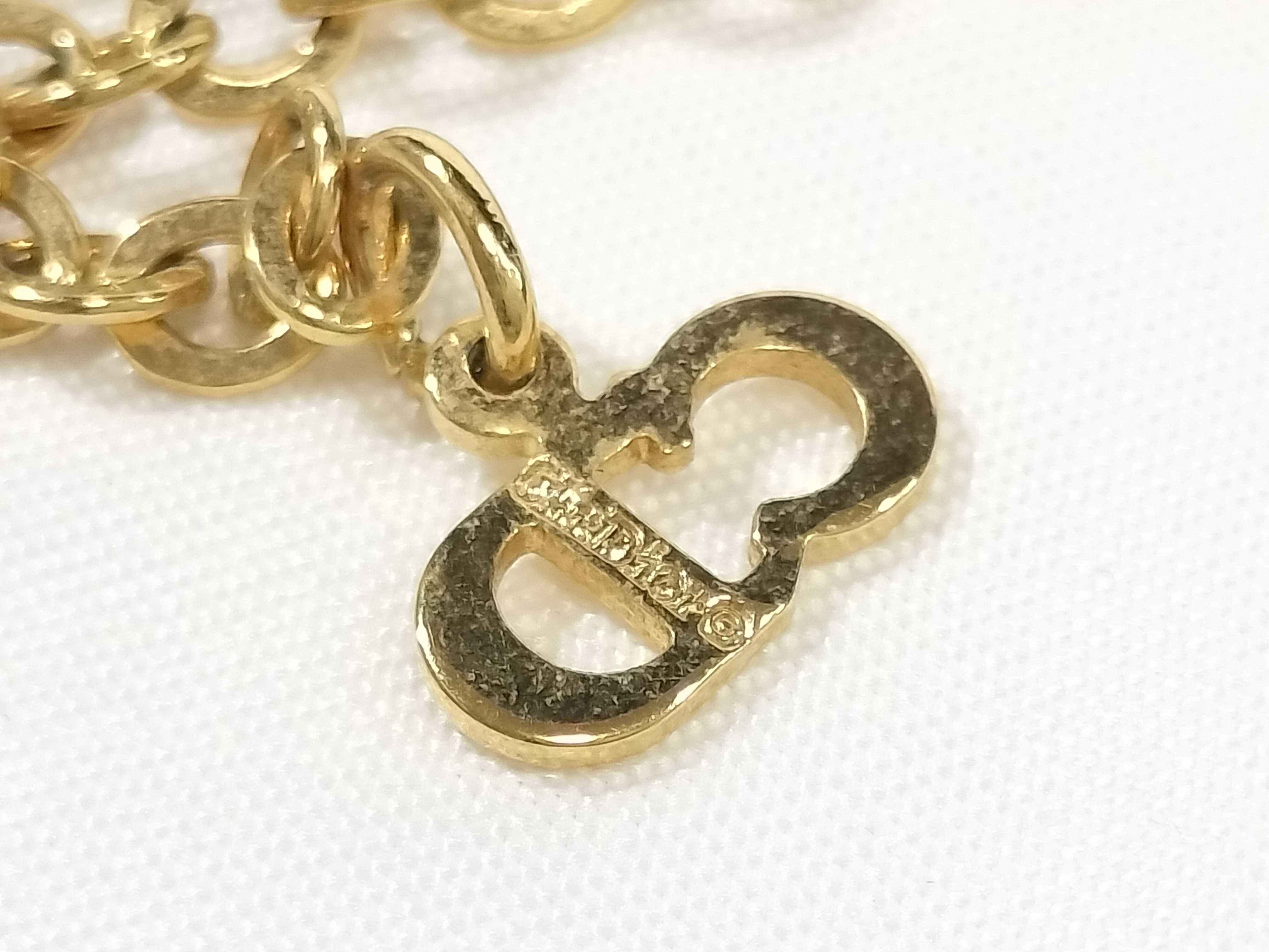 CD Rhinestone Necklace and other accessories — view 5