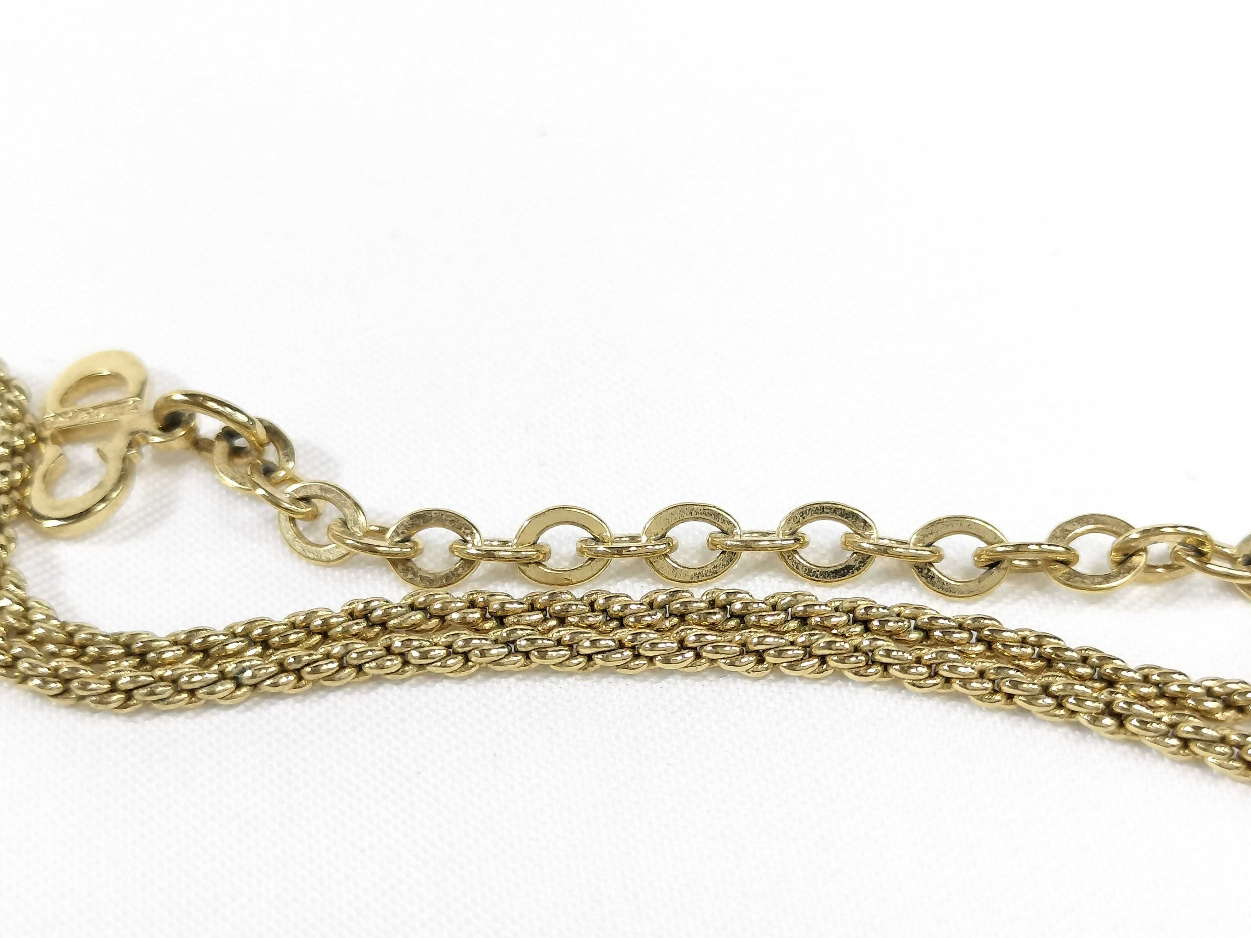 CD Rhinestone Necklace and other accessories — view 8