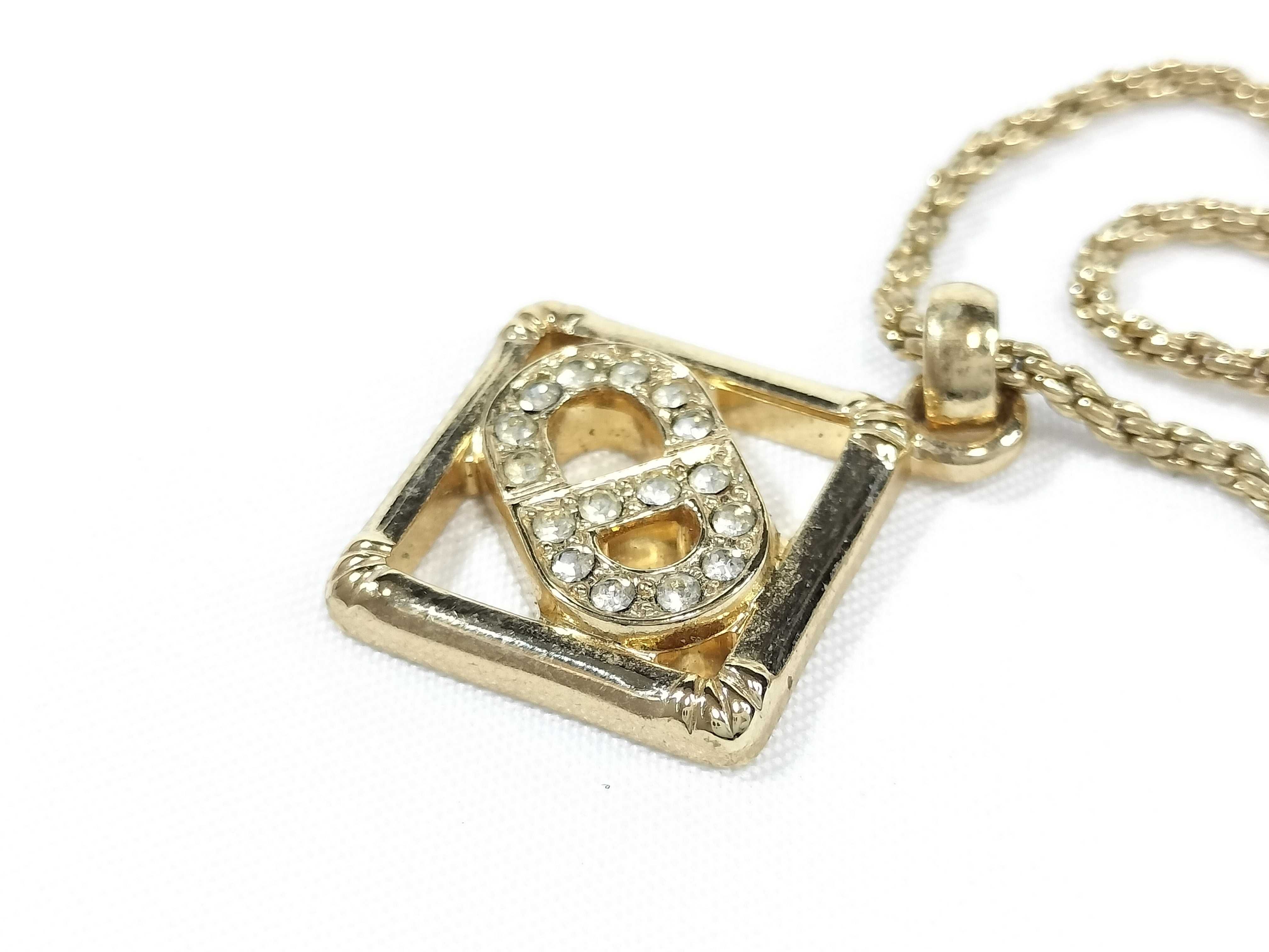 CD Rhinestone Necklace and other accessories — view 10
