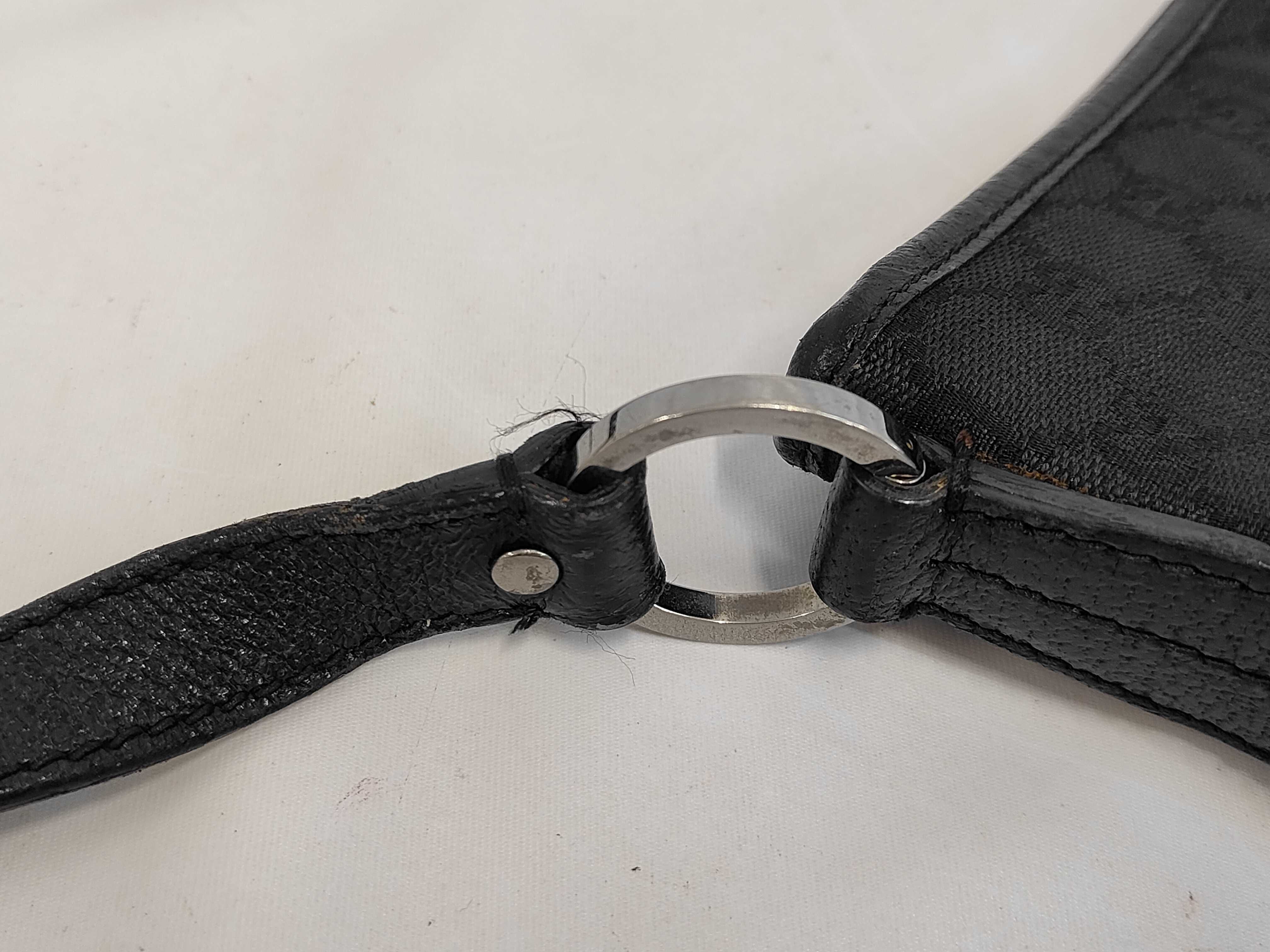 GG Canvas x Leather Shoulder Bag — view 6