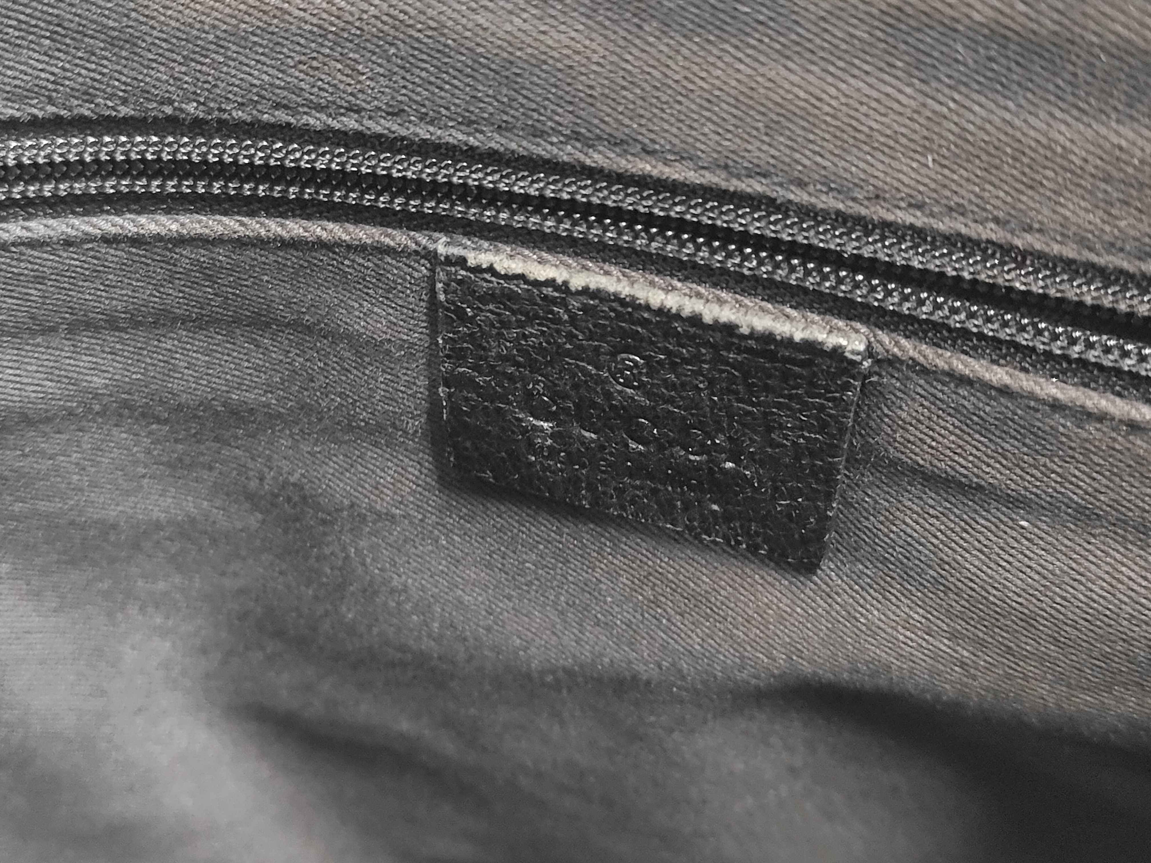 GG Canvas x Leather Shoulder Bag — view 8