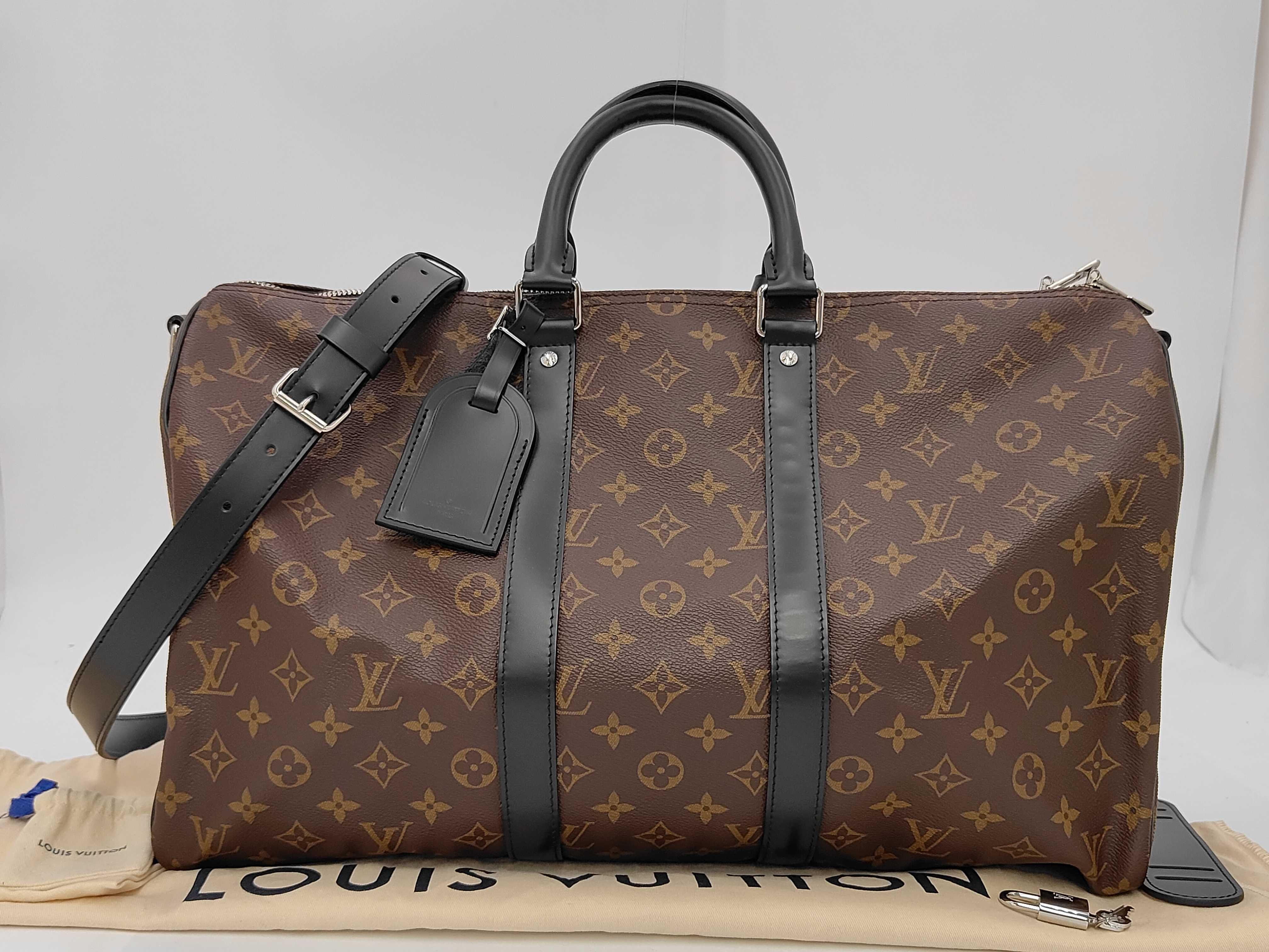 LOUIS_VUITTON M56711 Keepall Bandouliere 45 Strap, name tag, poigner, padlock, key, storage bag Boston bag