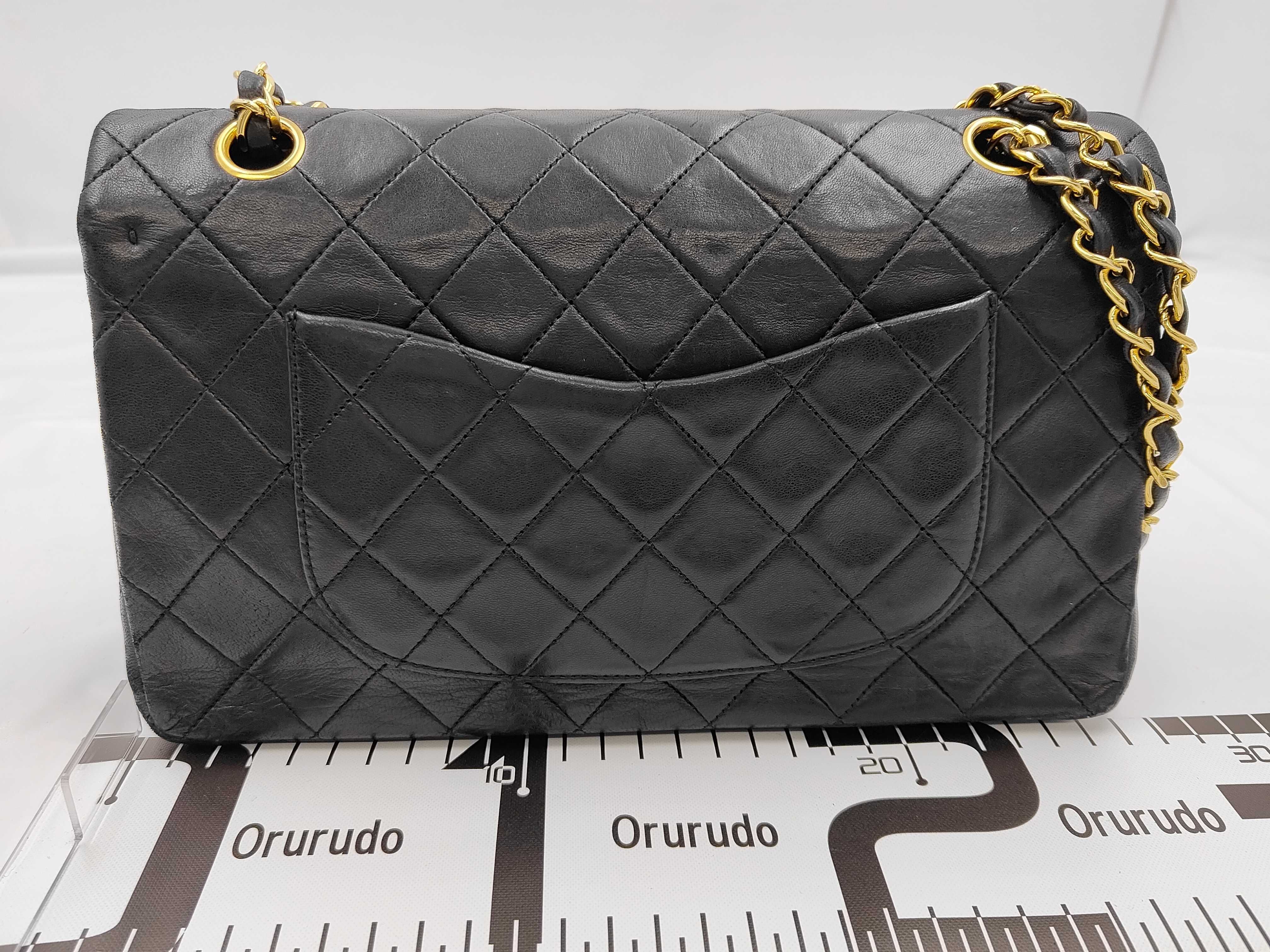 Matelassé 25 Lambskin Double Flap Double Chain Shoulder Bag — view 2