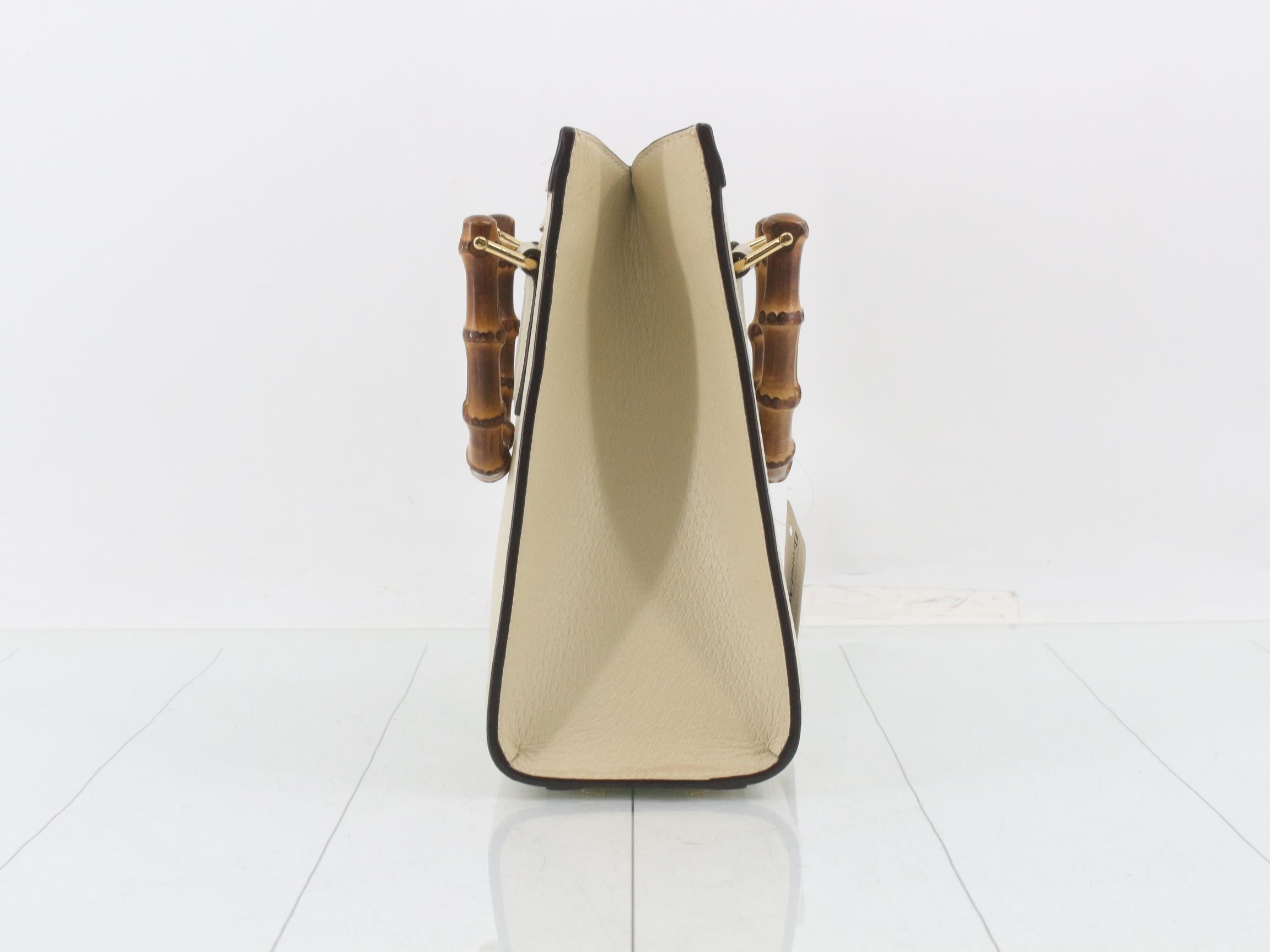 Diana Bamboo Leather 2-Way Handbag — view 3
