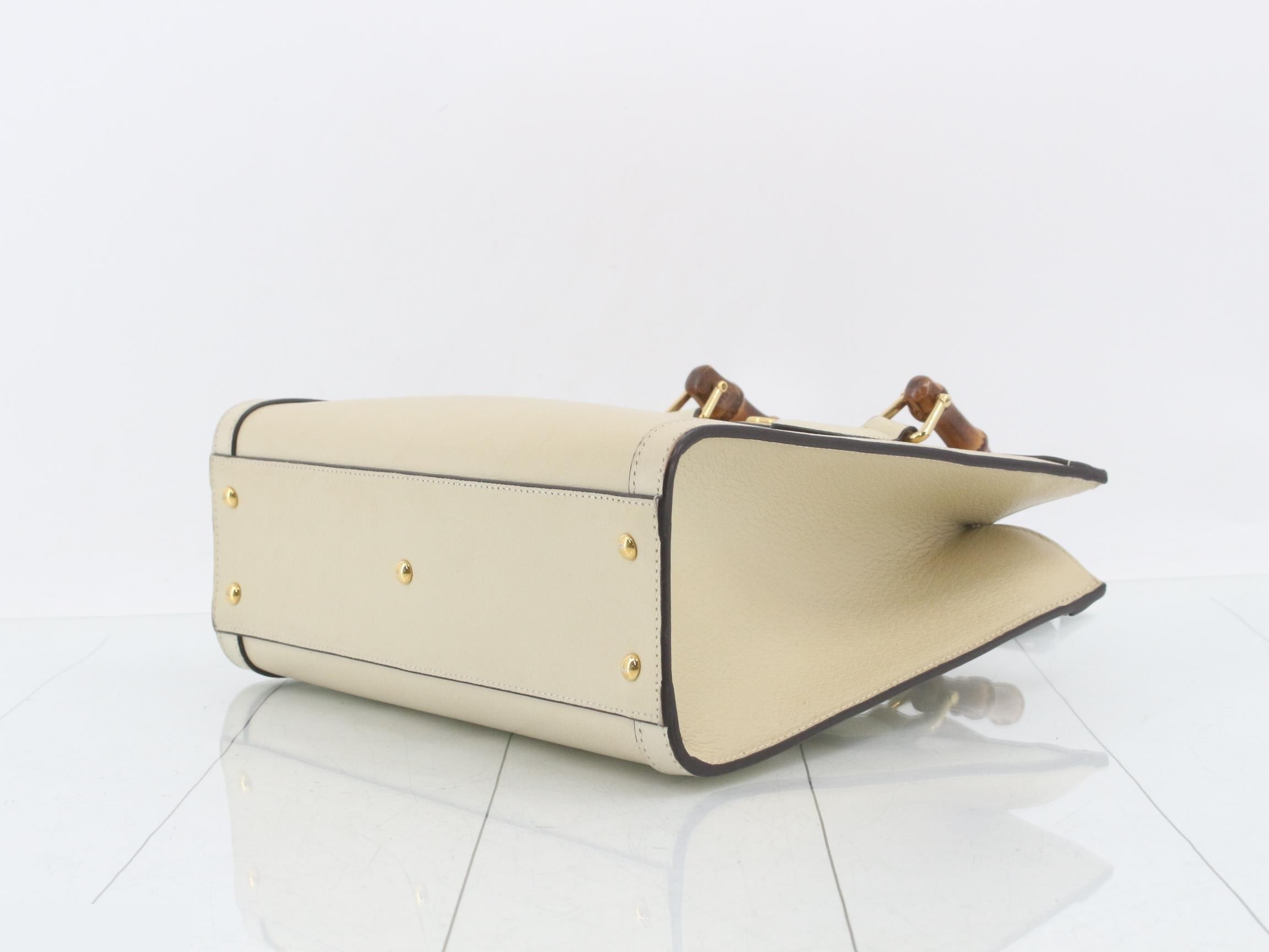 Diana Bamboo Leather 2-Way Handbag — view 6