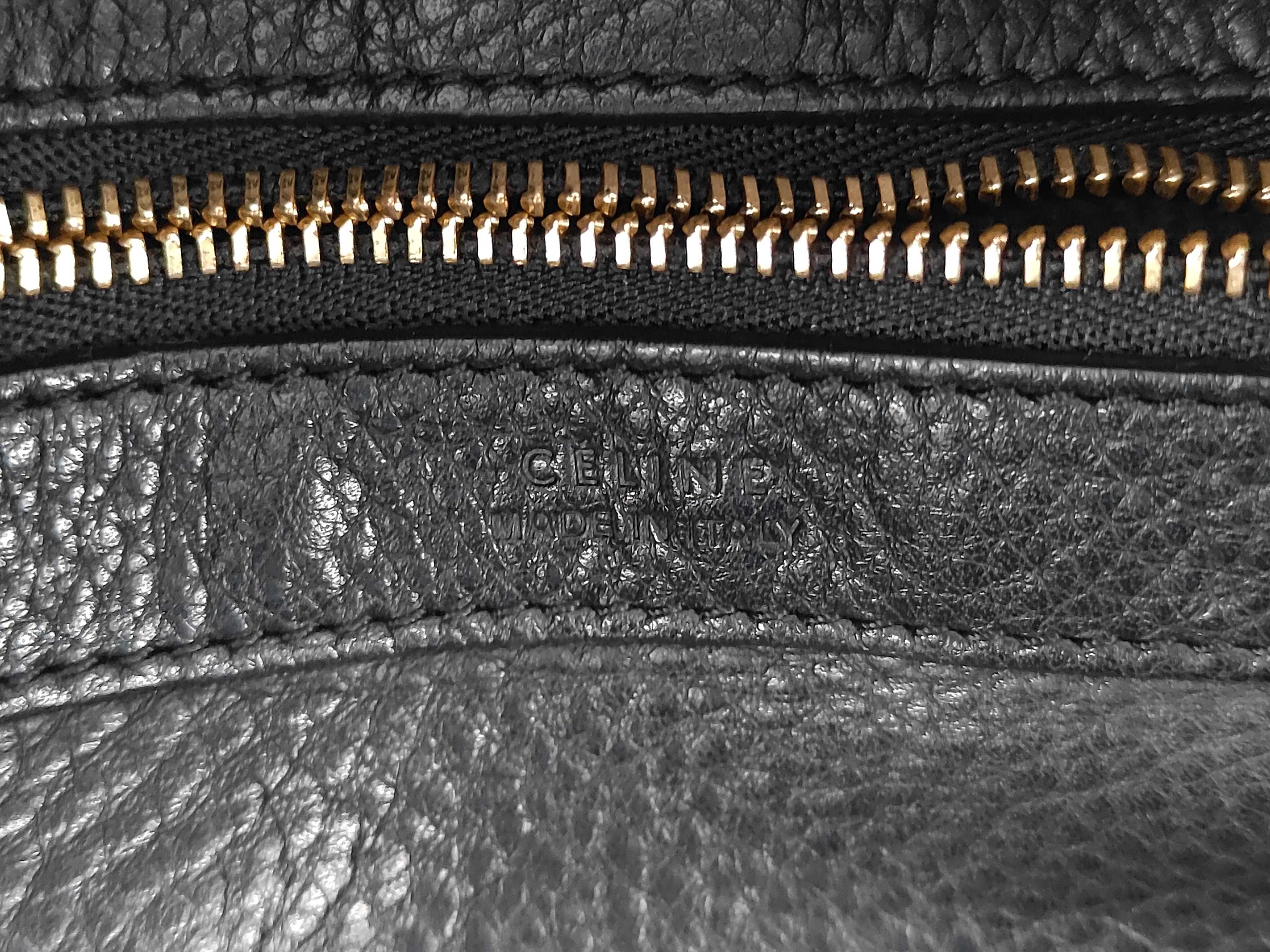Cabas Phantom Small Grain Leather Tote Bag — view 10