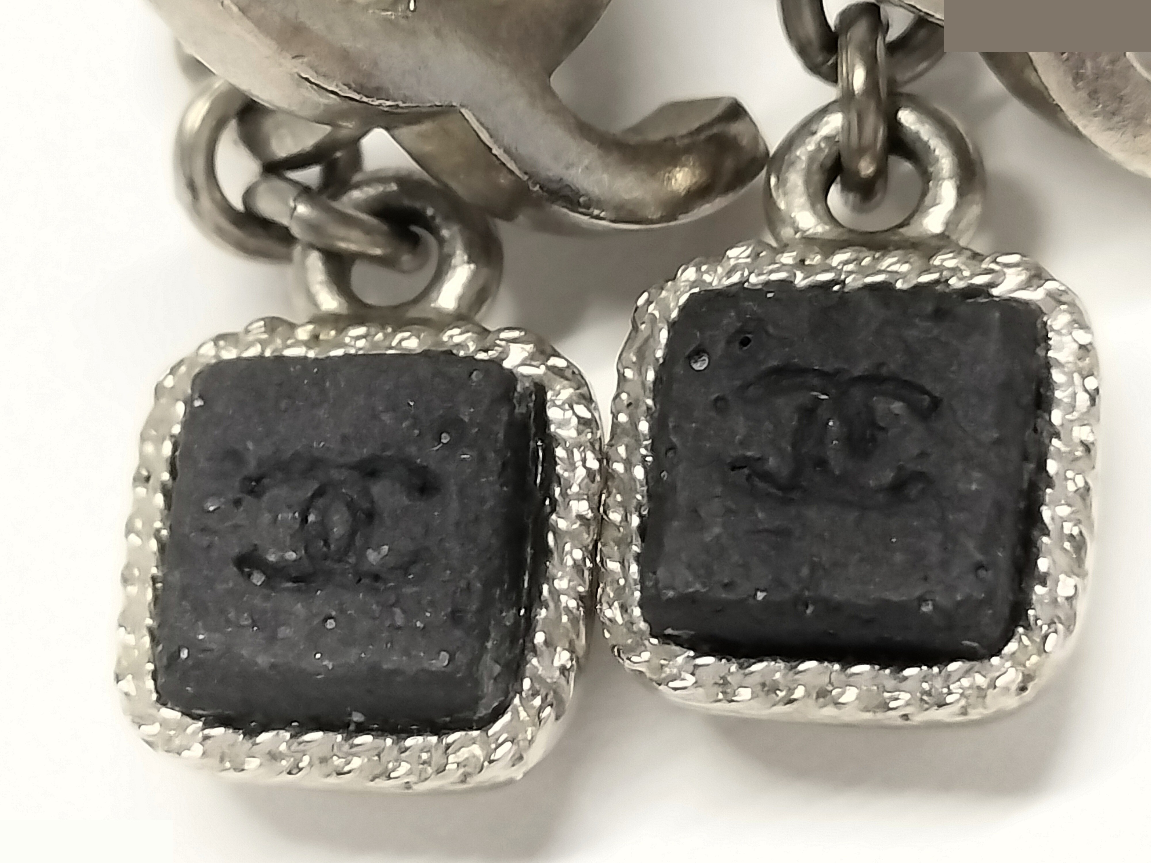 Coco dangling silver earrings — view 5