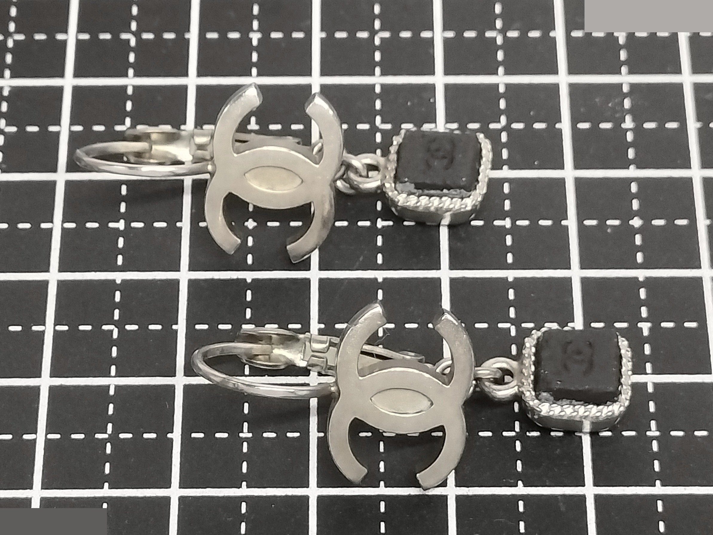 Coco dangling silver earrings — view 6