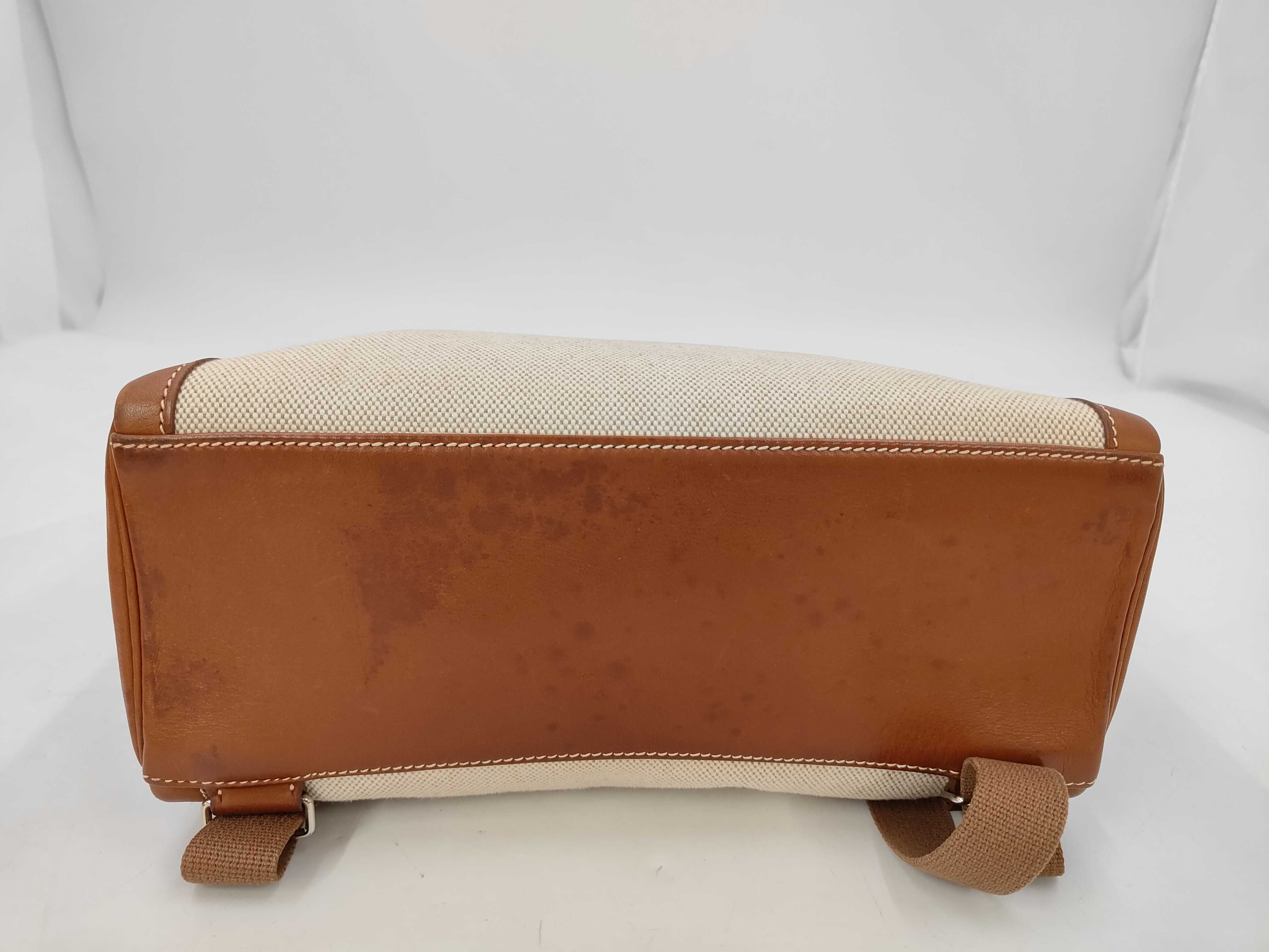 Kelly Ad GM Barenia/Toile E stamp Backpack — view 4