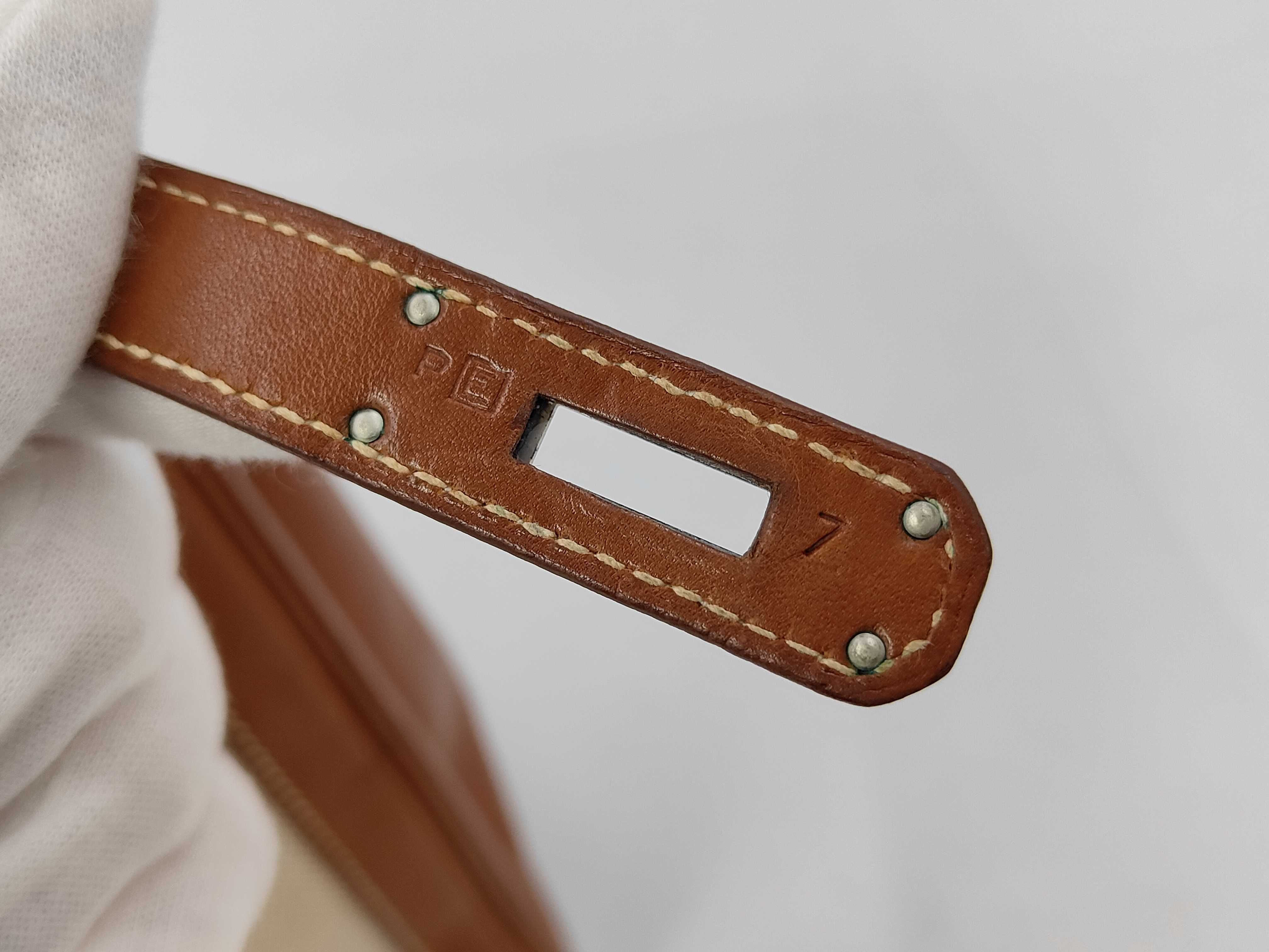 Kelly Ad GM Barenia/Toile E stamp Backpack — view 8