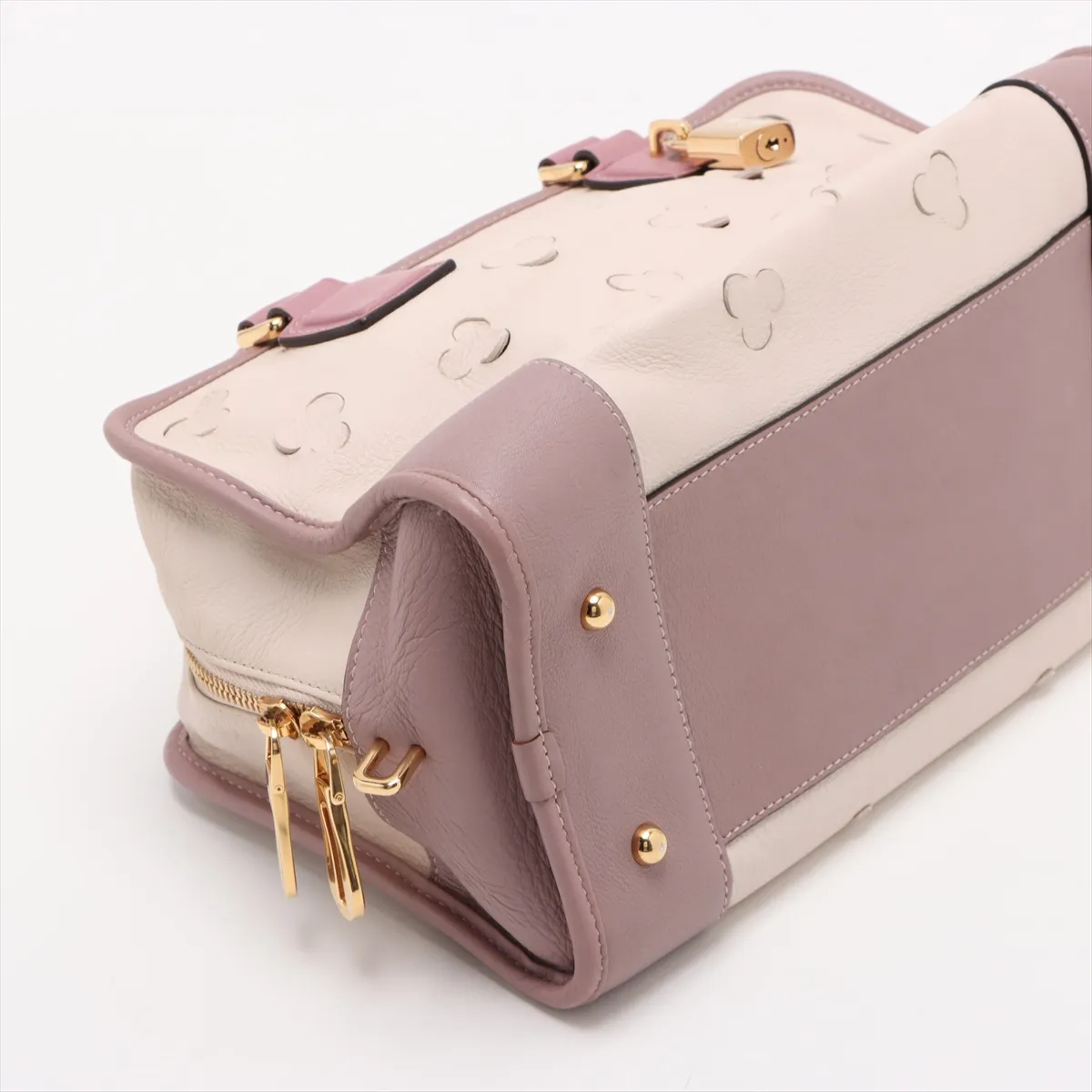 Amazona 28 Leather Handbag Pink Cherry Blossom — view 4
