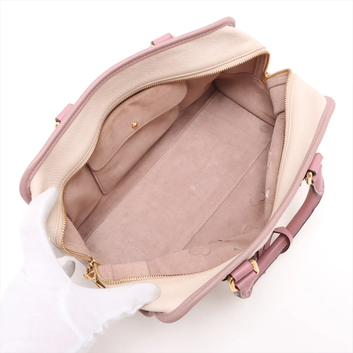 Amazona 28 Leather Handbag Pink Cherry Blossom — view 7