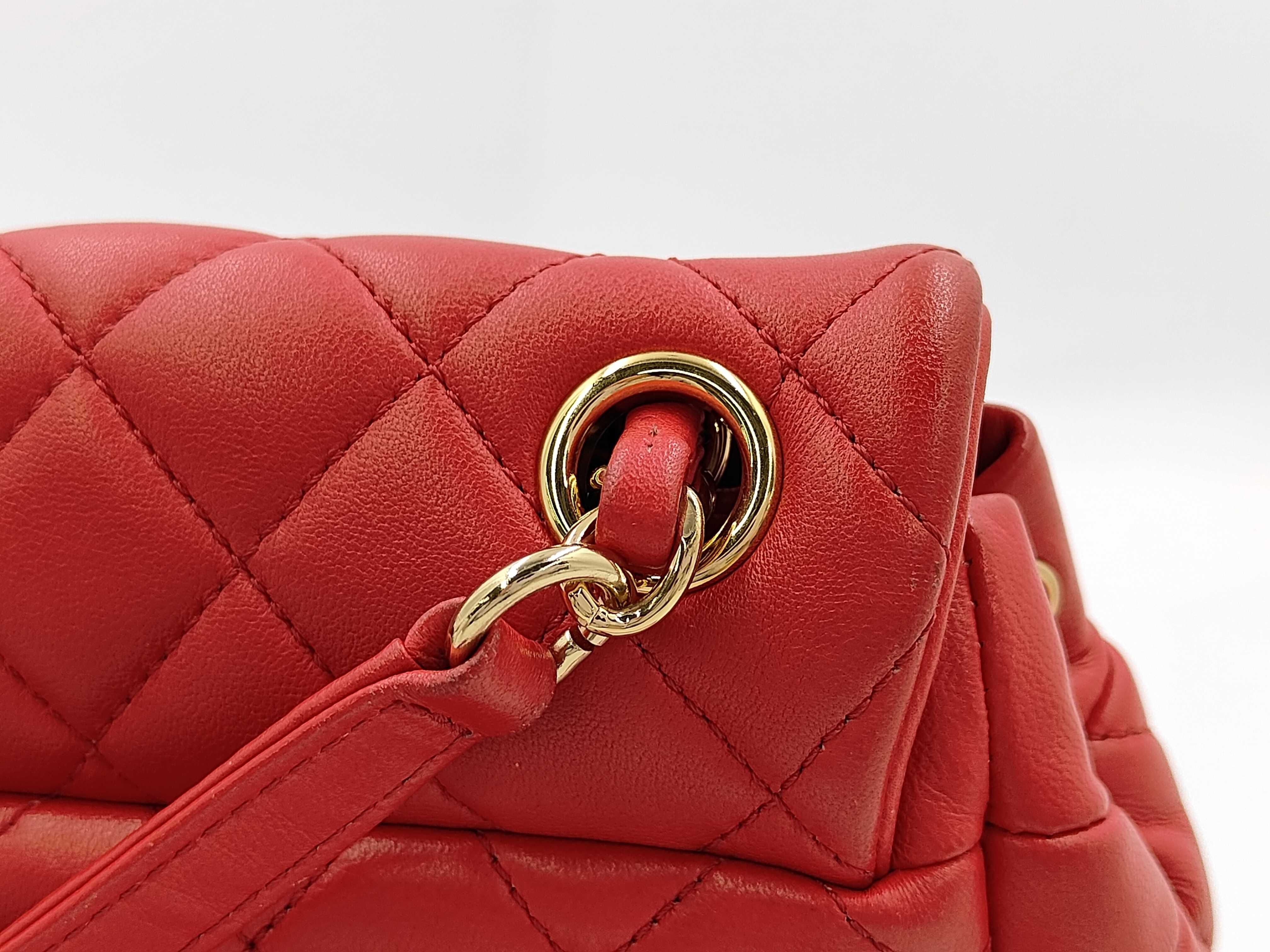 Matelassé Backpack Chain Shoulder Rucksack — view 6