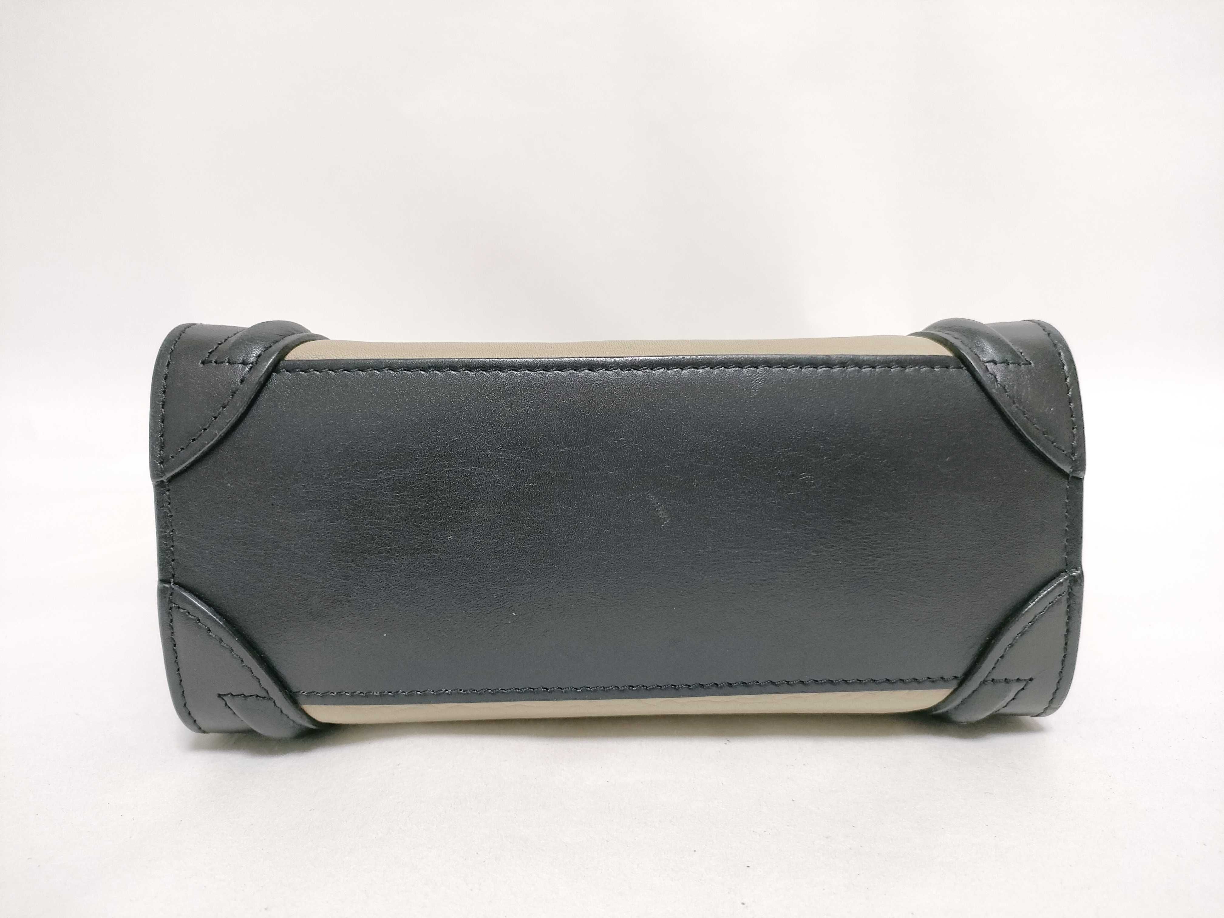 Luggage Nano Shopper Brand Off Blue/Gray Handbag — view 8