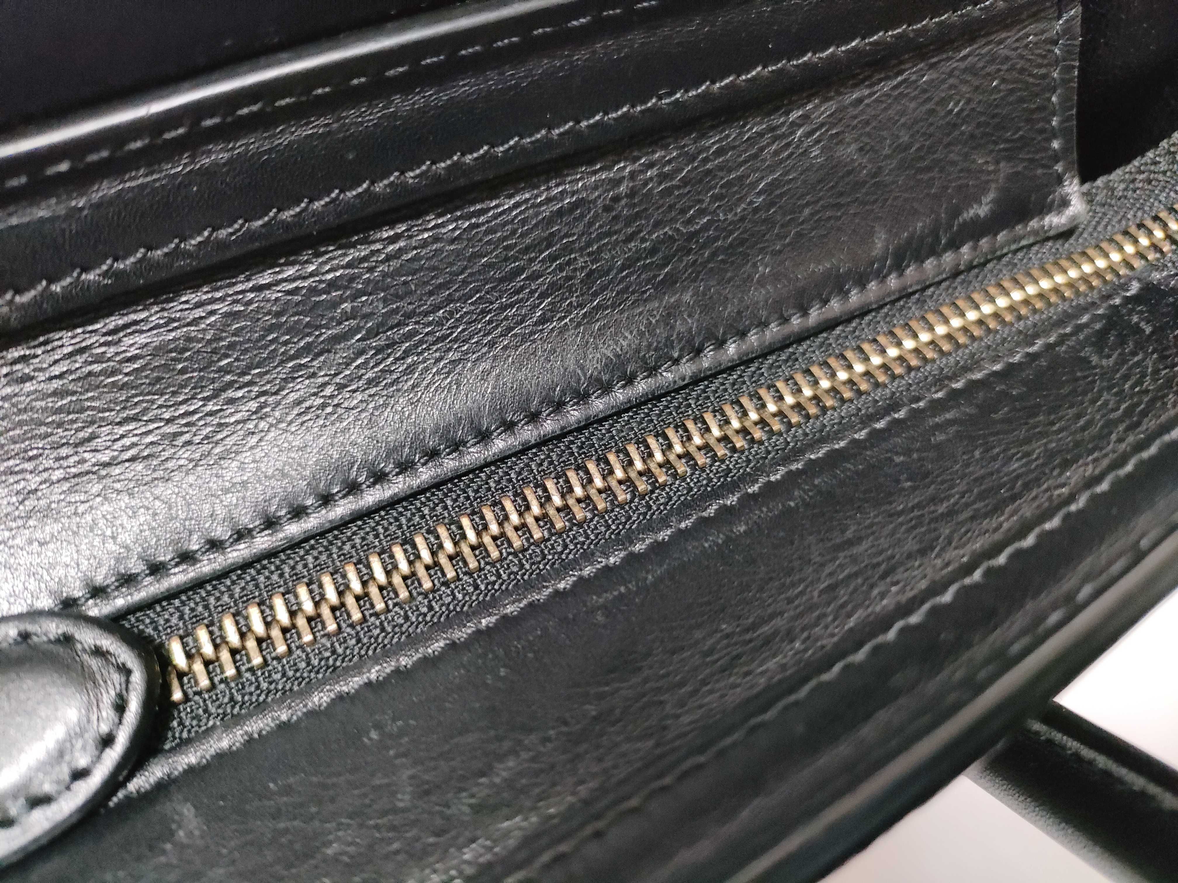 Luggage Nano Shopper Brand Off Blue/Gray Handbag — view 9