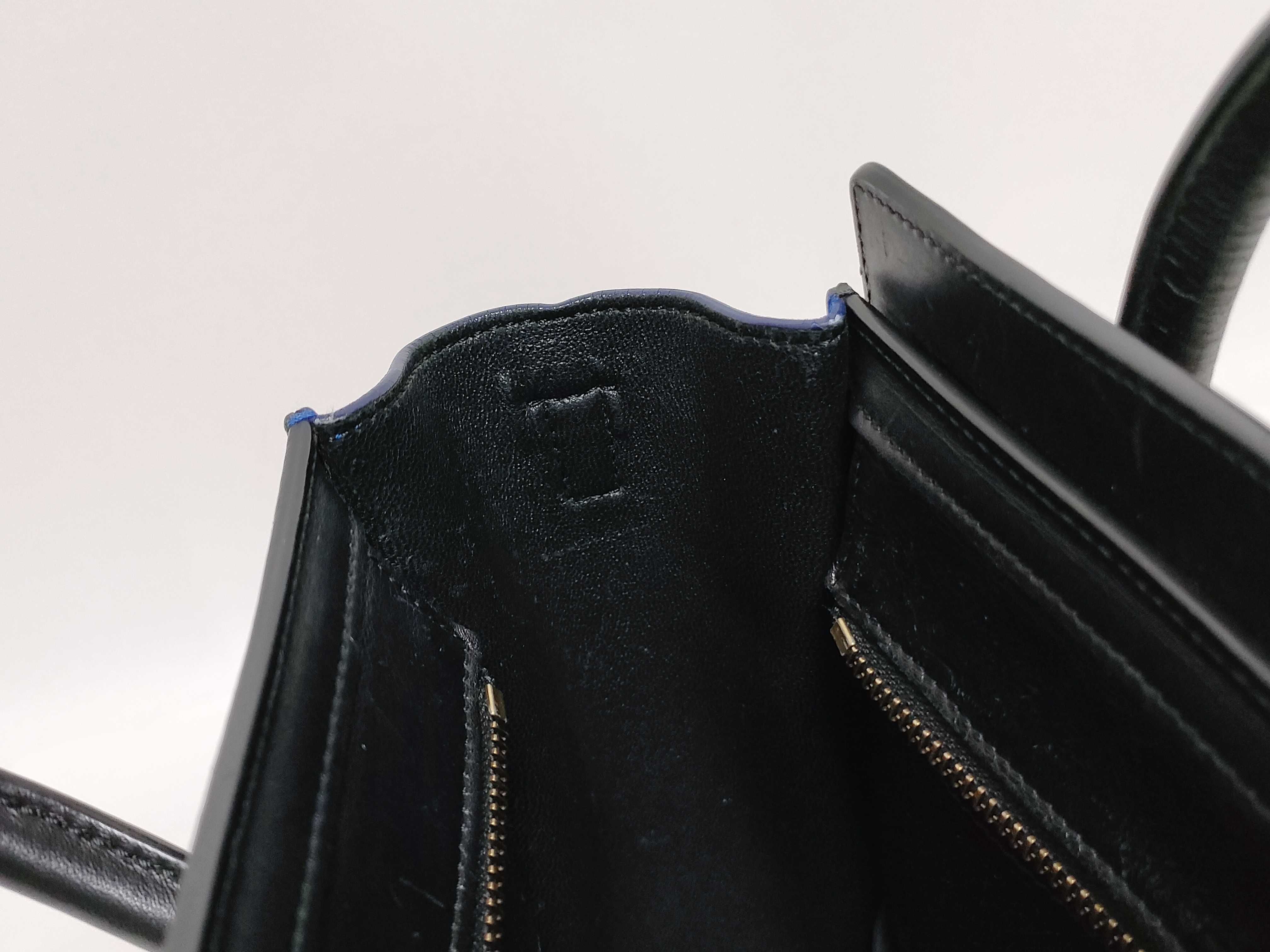 Luggage Nano Shopper Brand Off Blue/Gray Handbag — view 10