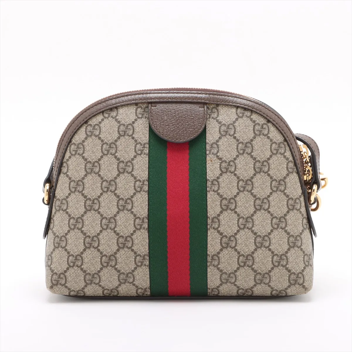 GG Supreme PVC x Leather Shoulder Bag Beige 499621 — view 2