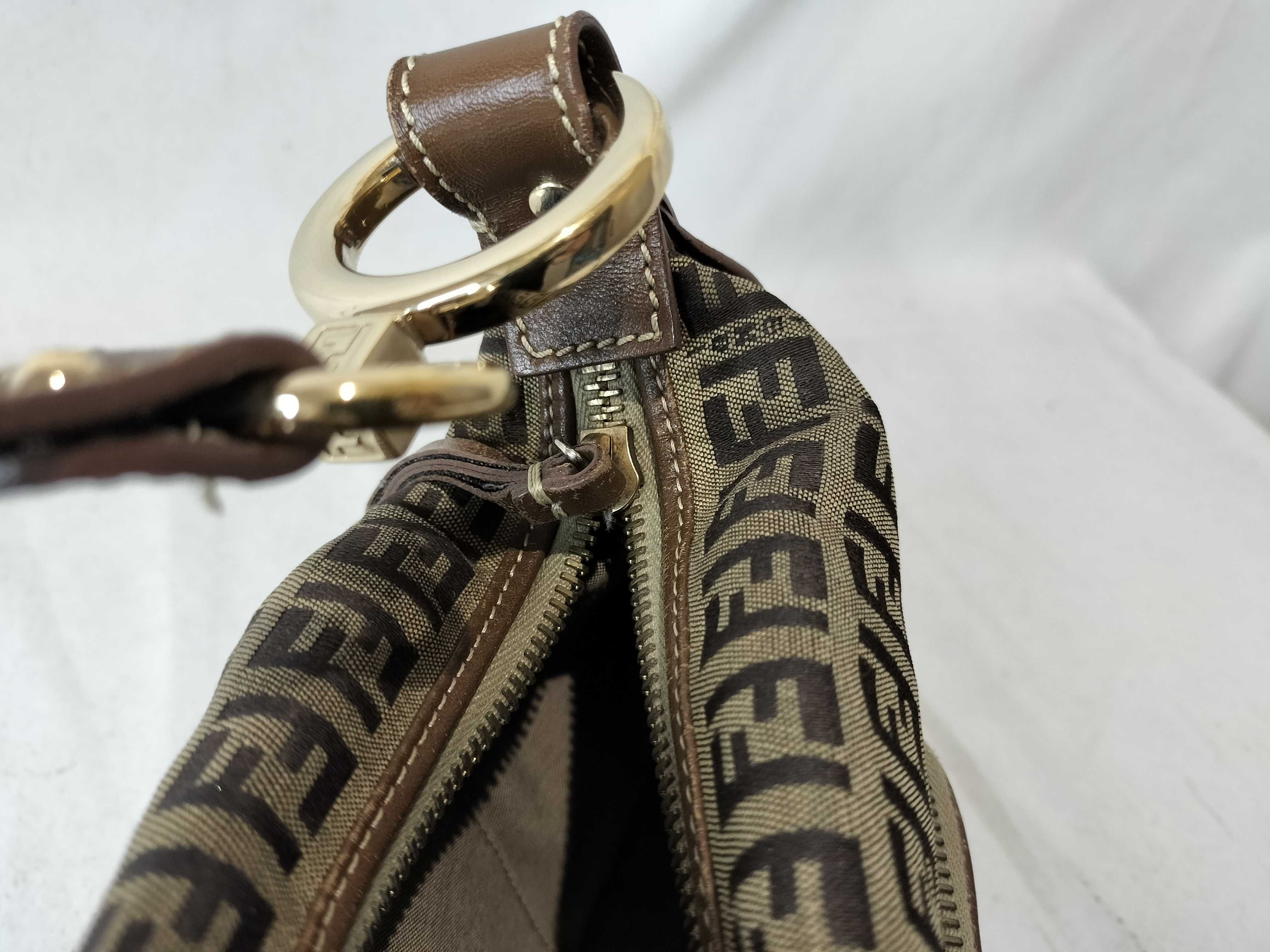 One-Shoulder Bag with Full Pocket and Charm - Handbag — view 11
