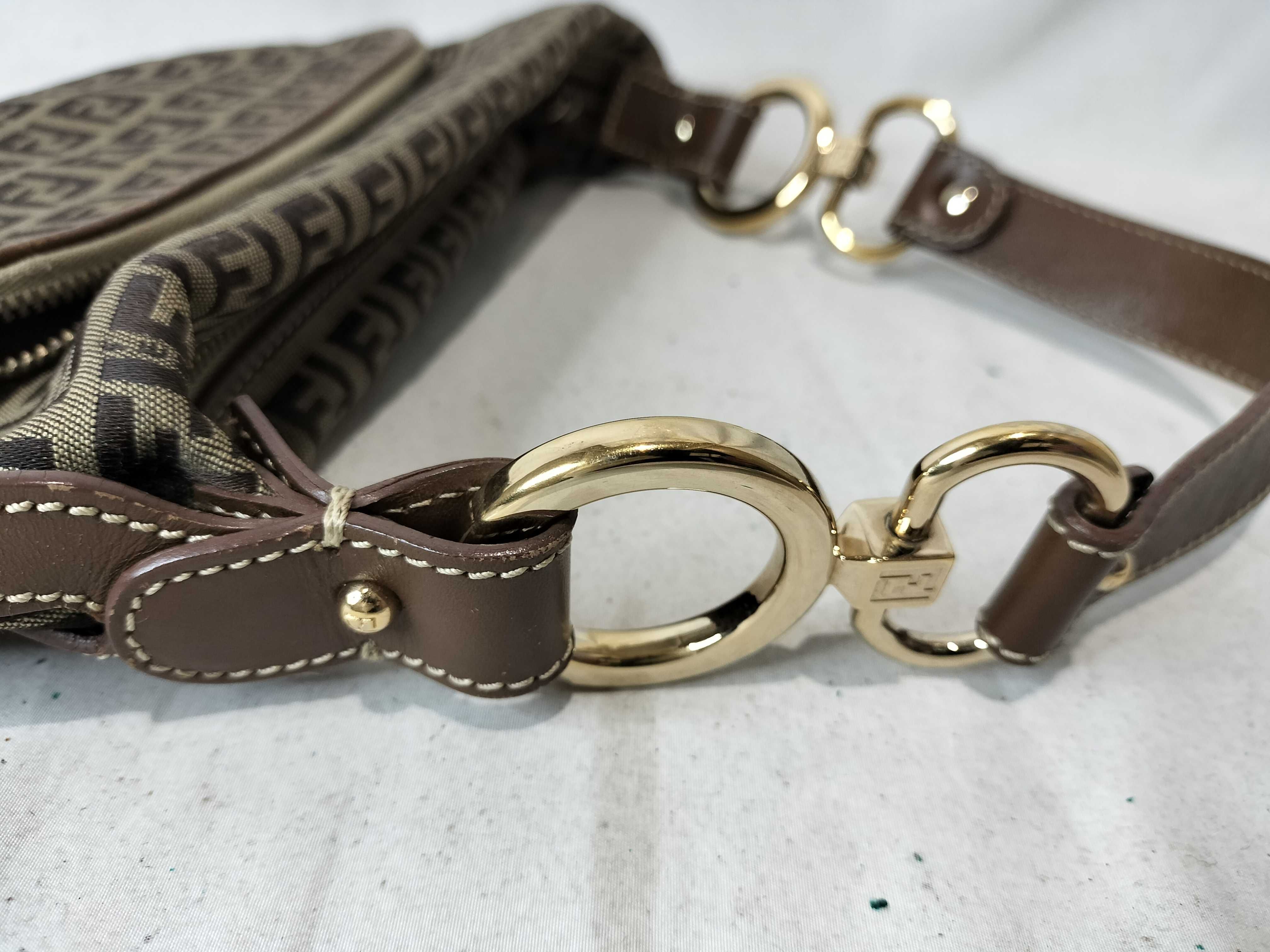 One-Shoulder Bag with Full Pocket and Charm - Handbag — view 5