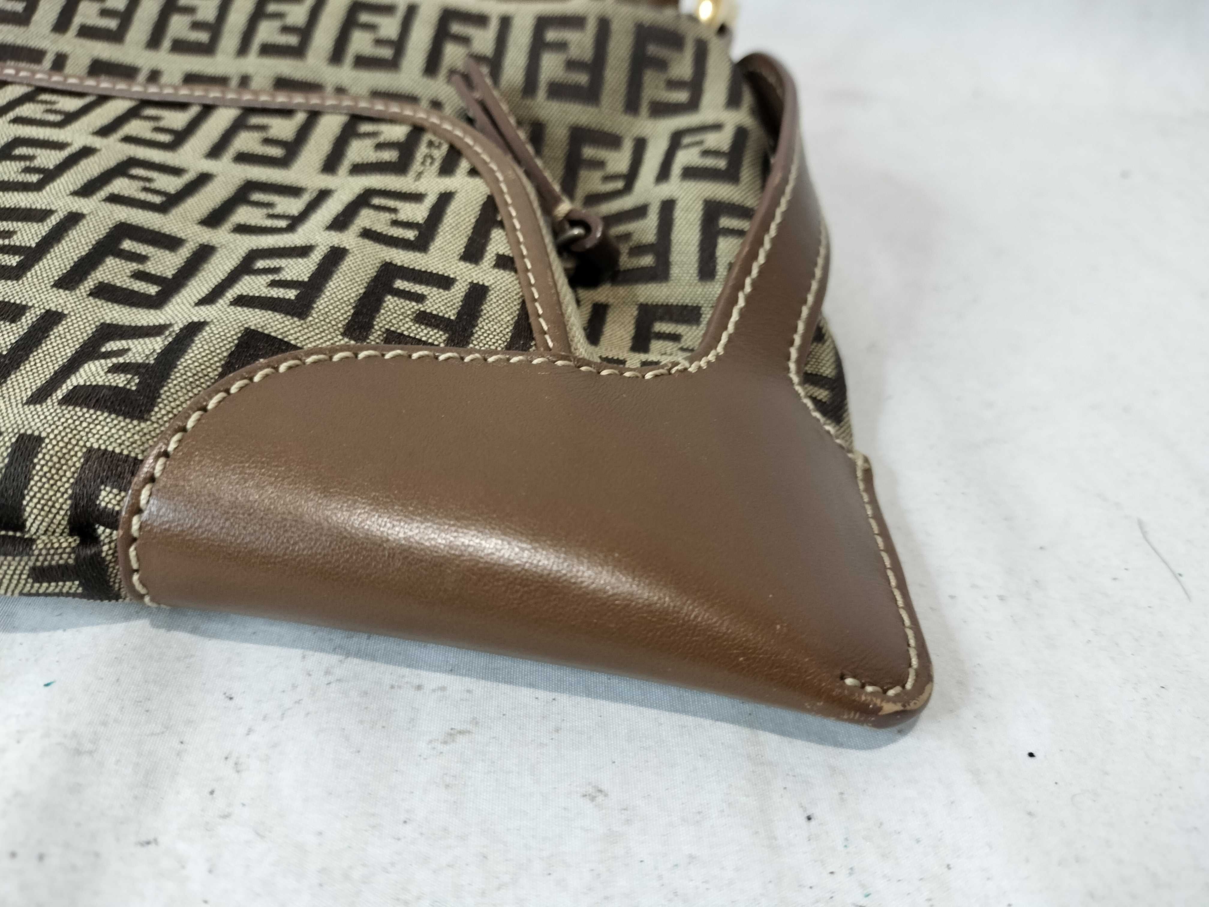 One-Shoulder Bag with Full Pocket and Charm - Handbag — view 6