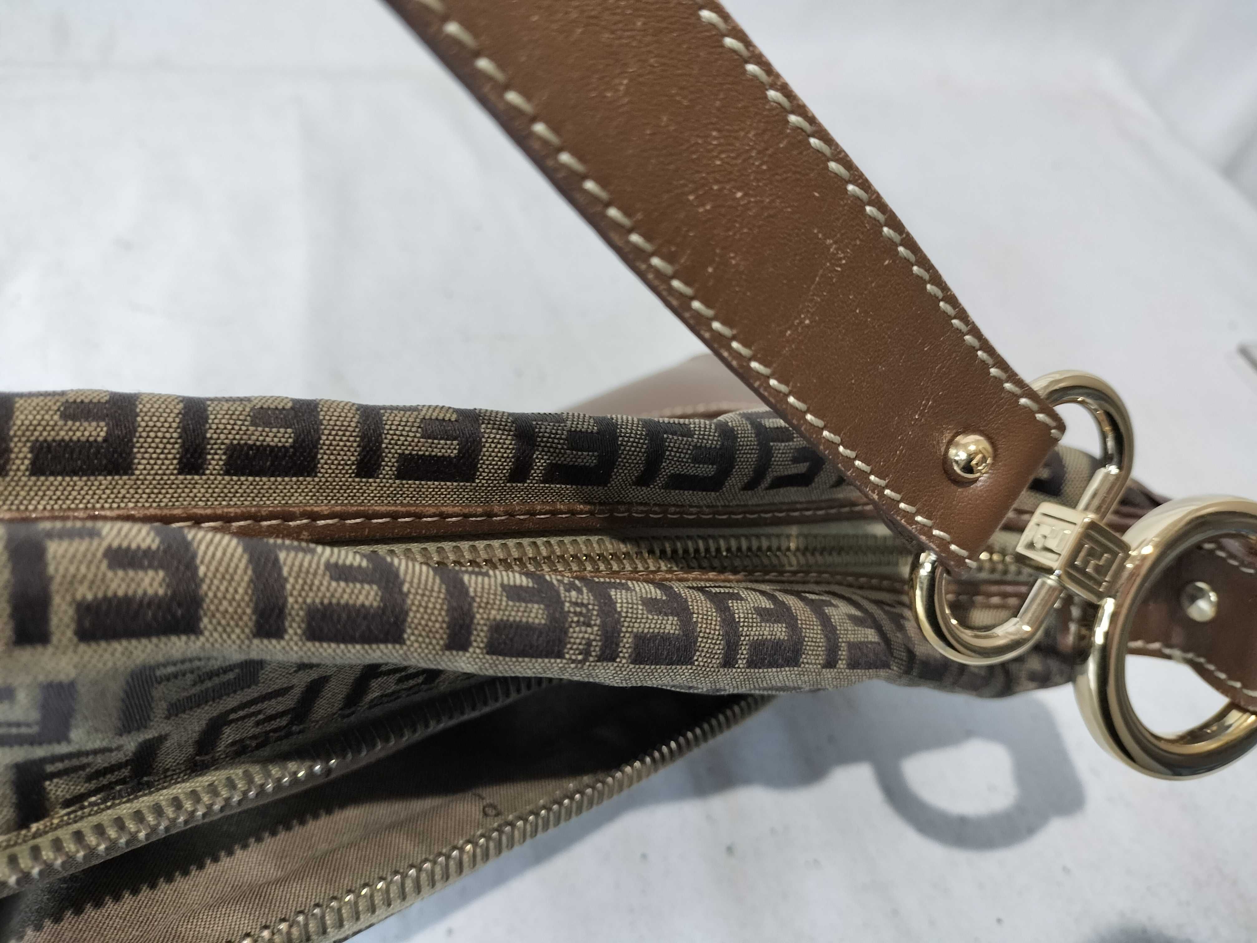One-Shoulder Bag with Full Pocket and Charm - Handbag — view 8