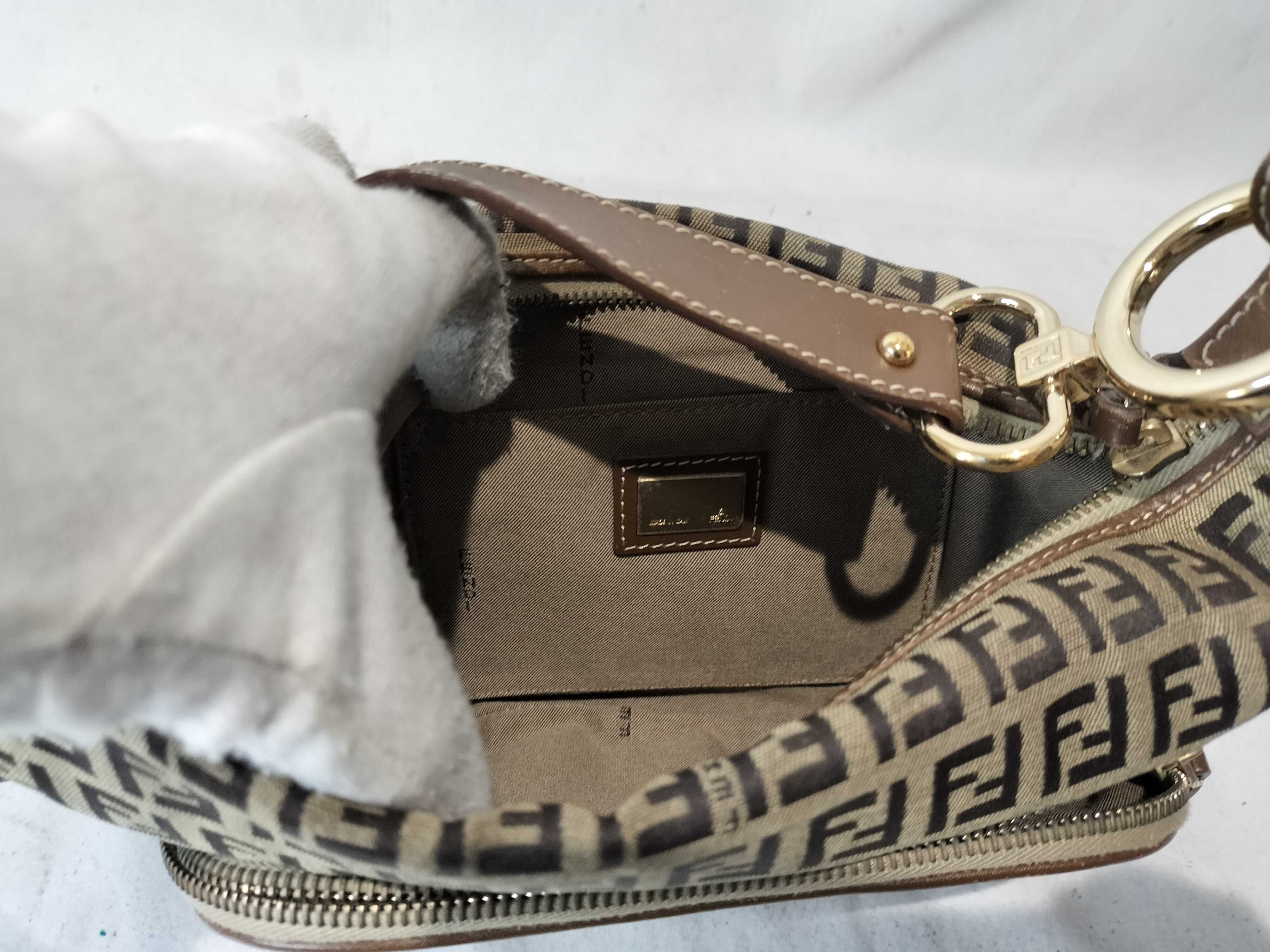 One-Shoulder Bag with Full Pocket and Charm - Handbag — view 9