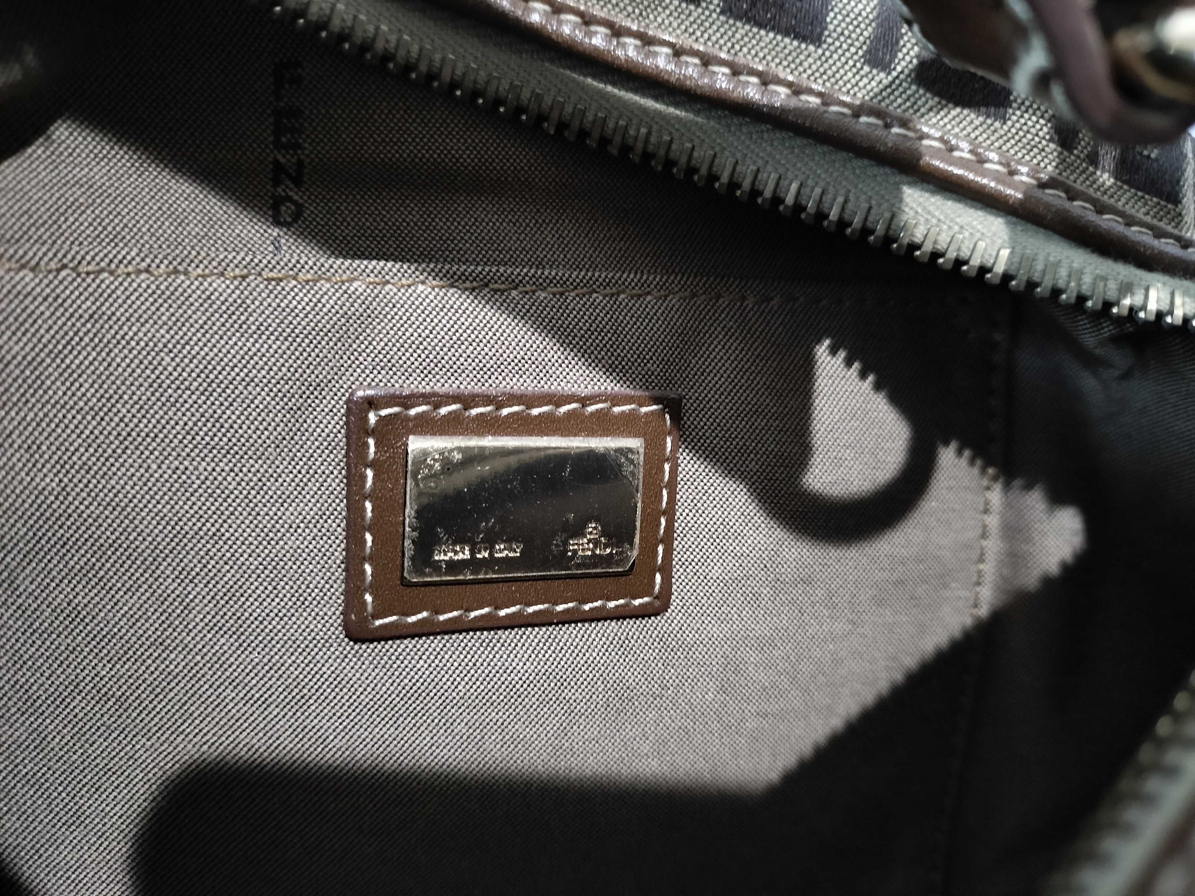 One-Shoulder Bag with Full Pocket and Charm - Handbag — view 10