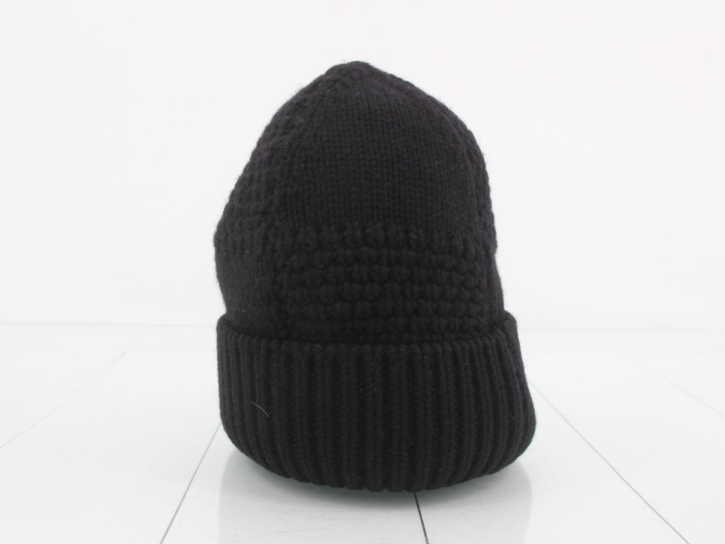 LV knit hat, black — view 2